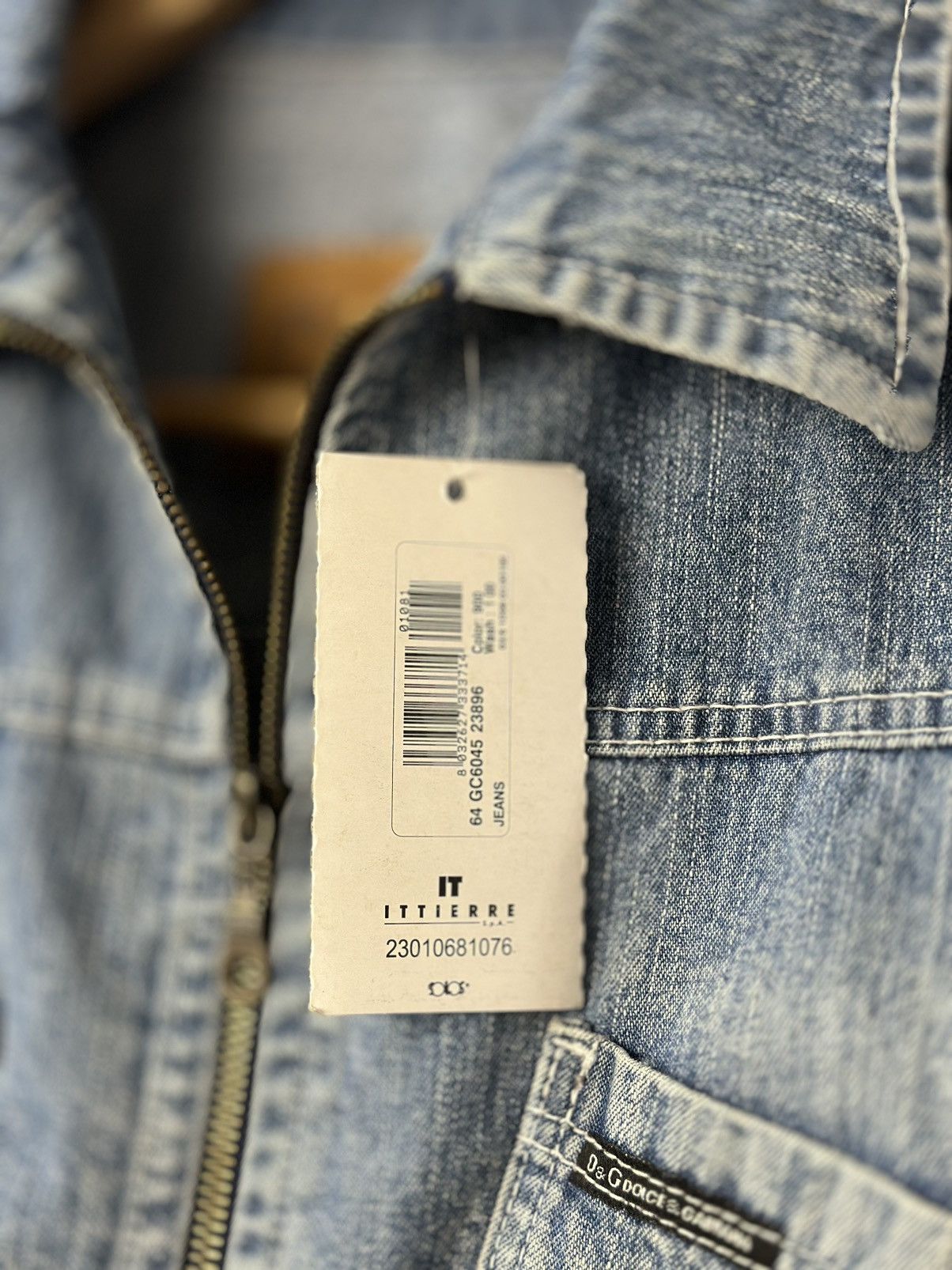 Dolce & Gabbana Vintage Dolce Gabbana Denim Jacket Leather Diesel style Punk Size US S / EU 44-46 / 1 - 11 Thumbnail