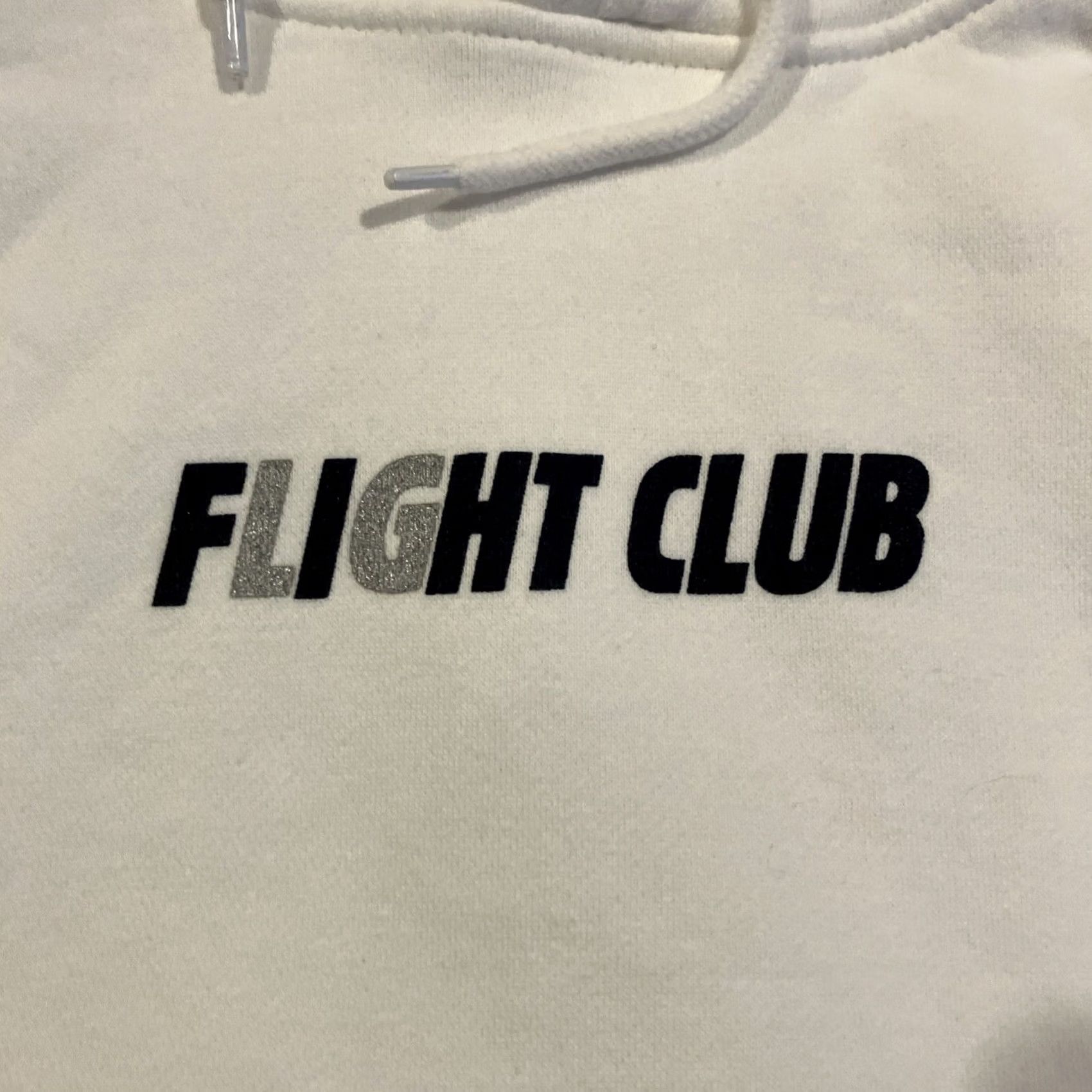 Vintage Flight Club CITY OF G White Hoodie Sweatshirt RARE Men's Medium Size US M / EU 48-50 / 2 - 2 Thumbnail