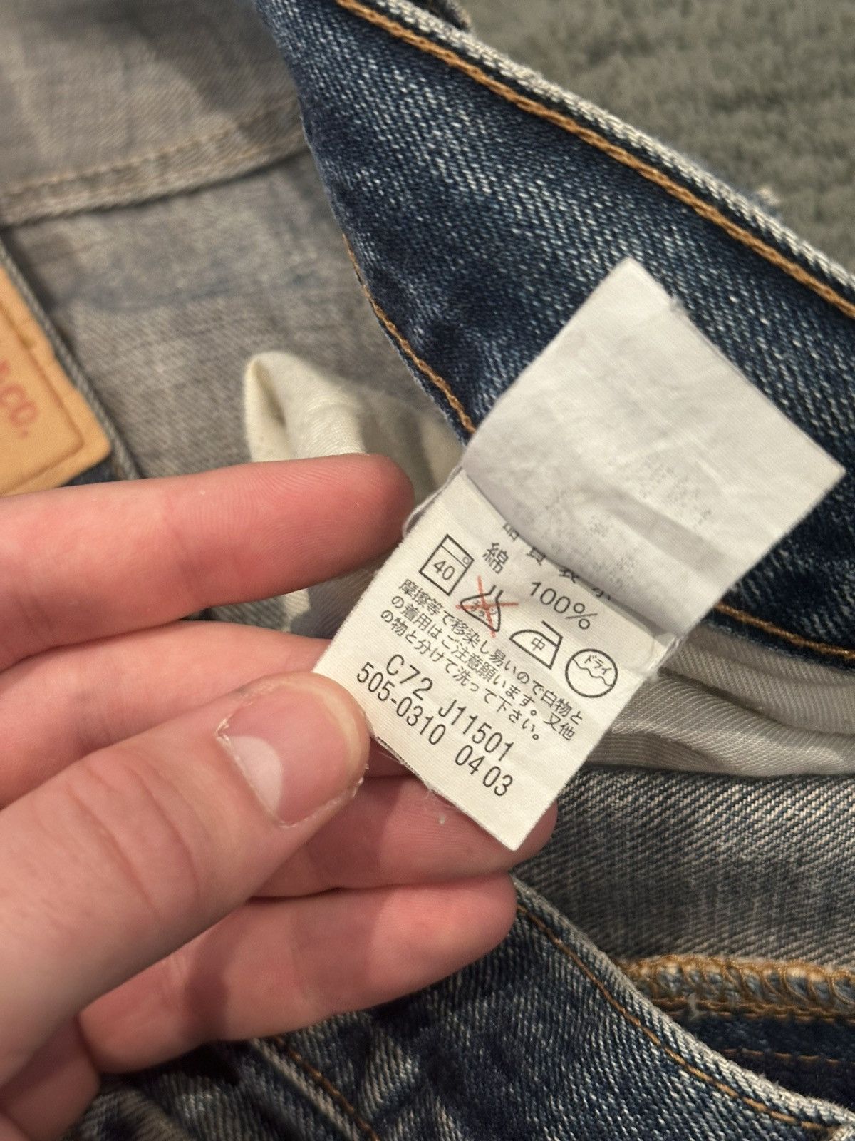 Levi's Rare Vintage Distressed Mud Wash Levis Pants Size US 34 / EU 50 - 11 Thumbnail