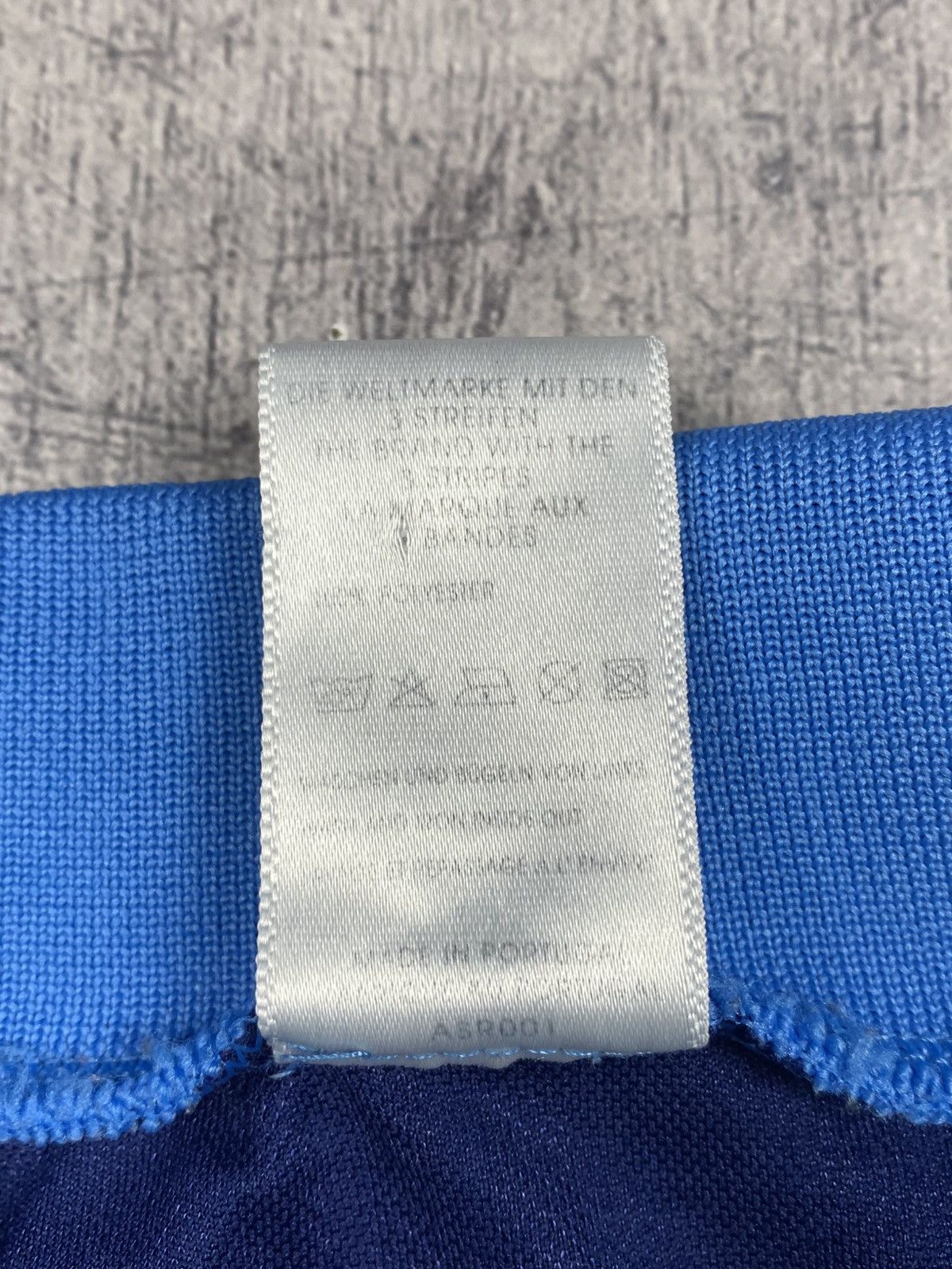 Adidas Vintage Adidas Soccer Jersey Blue Made in Portugal Size US XL / EU 56 / 4 - 9 Thumbnail