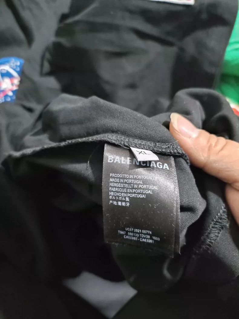 Balenciaga Balenciaga Black Multi Patch T-Shirt Size US XL / EU 56 / 4 - 5 Thumbnail