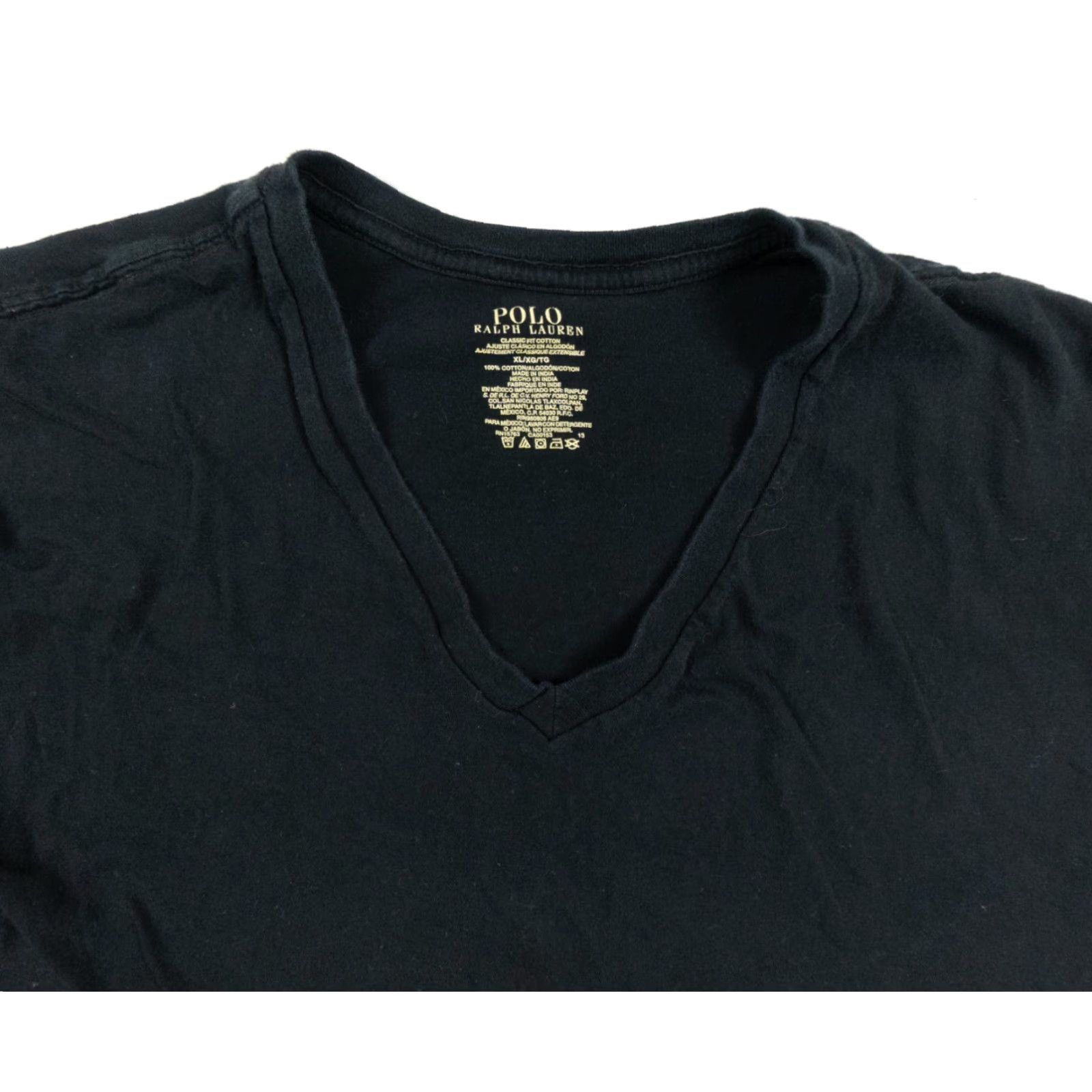 Polo Ralph Lauren Polo Ralph Lauren Shirt Men's XL Black Short Sleeve Crew Neck Classic Fit T-Shirt Size US XL / EU 56 / 4 - 2 Thumbnail