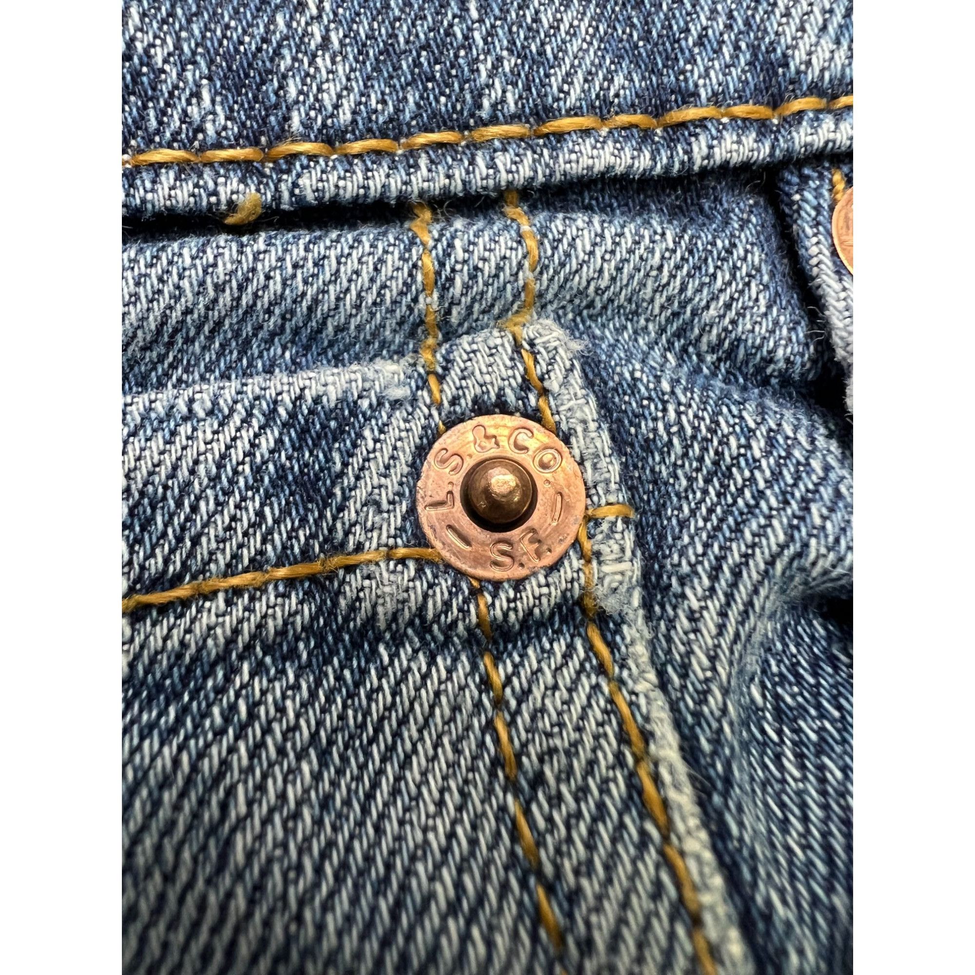 Levi's Vintage Clothing Levi’s Vintage Distressed Denim Jeans Pants (Y1048) Size US 34 / EU 50 - 6 Thumbnail