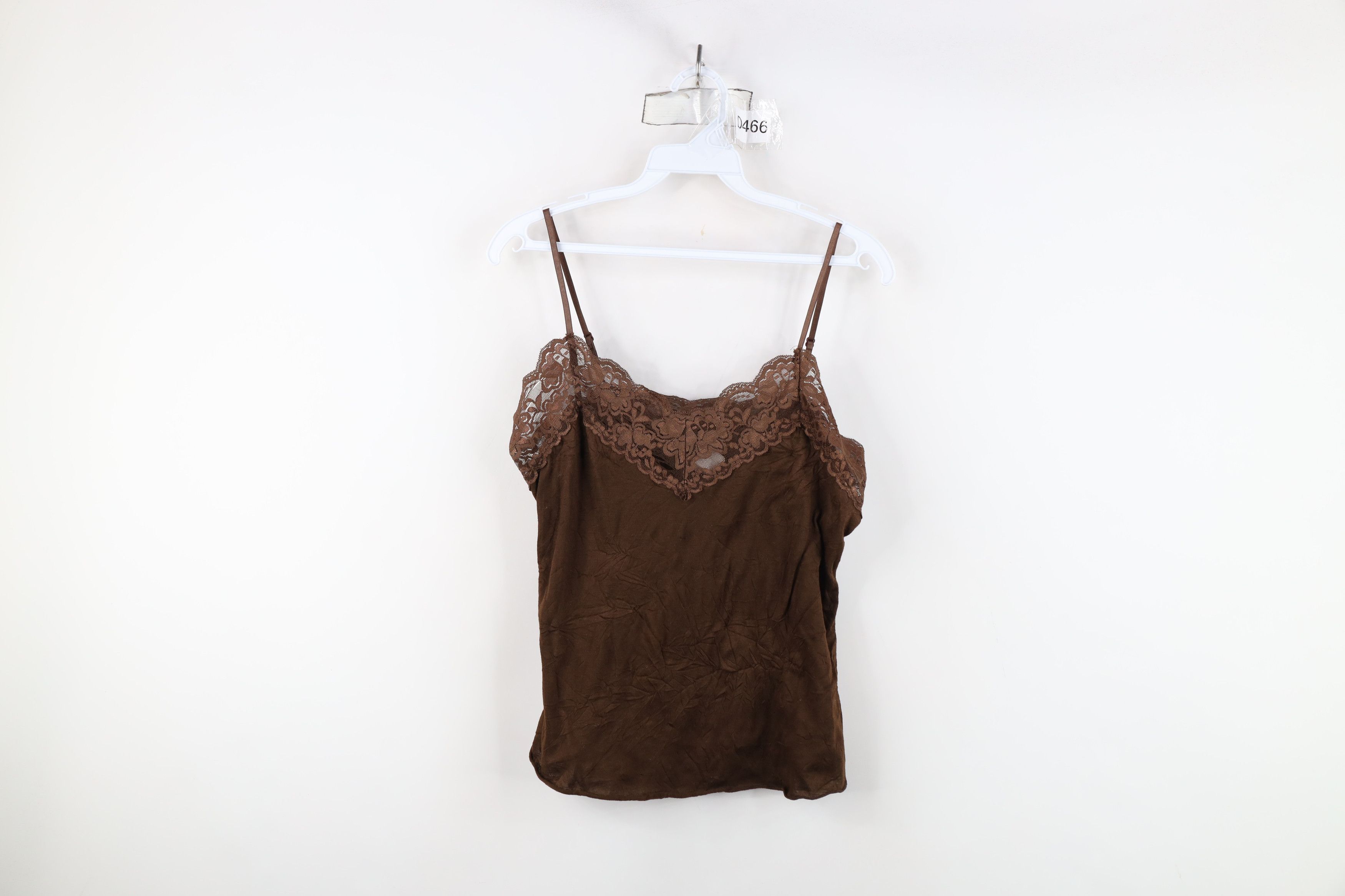 Vintage Vintage 90s Y2K Babydoll Fairy Lace Cropped Tank Top USA Size L / US 10 / IT 46 - 1 Thumbnail