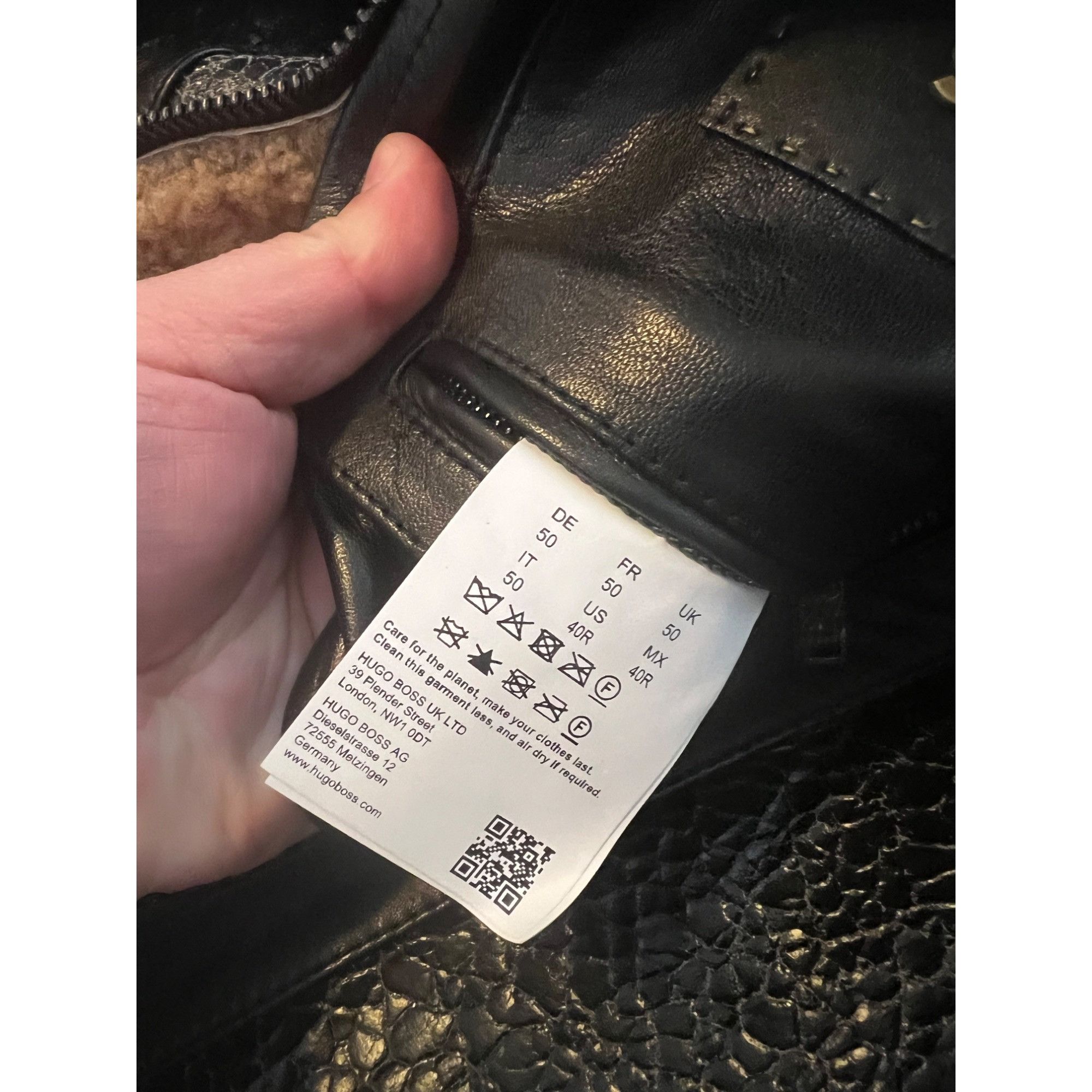 Hugo Boss Hugo Boss Leather Sheepskin and Real Fir Lined Mens Jacket N Size US XS / EU 42 / 0 - 12 Thumbnail