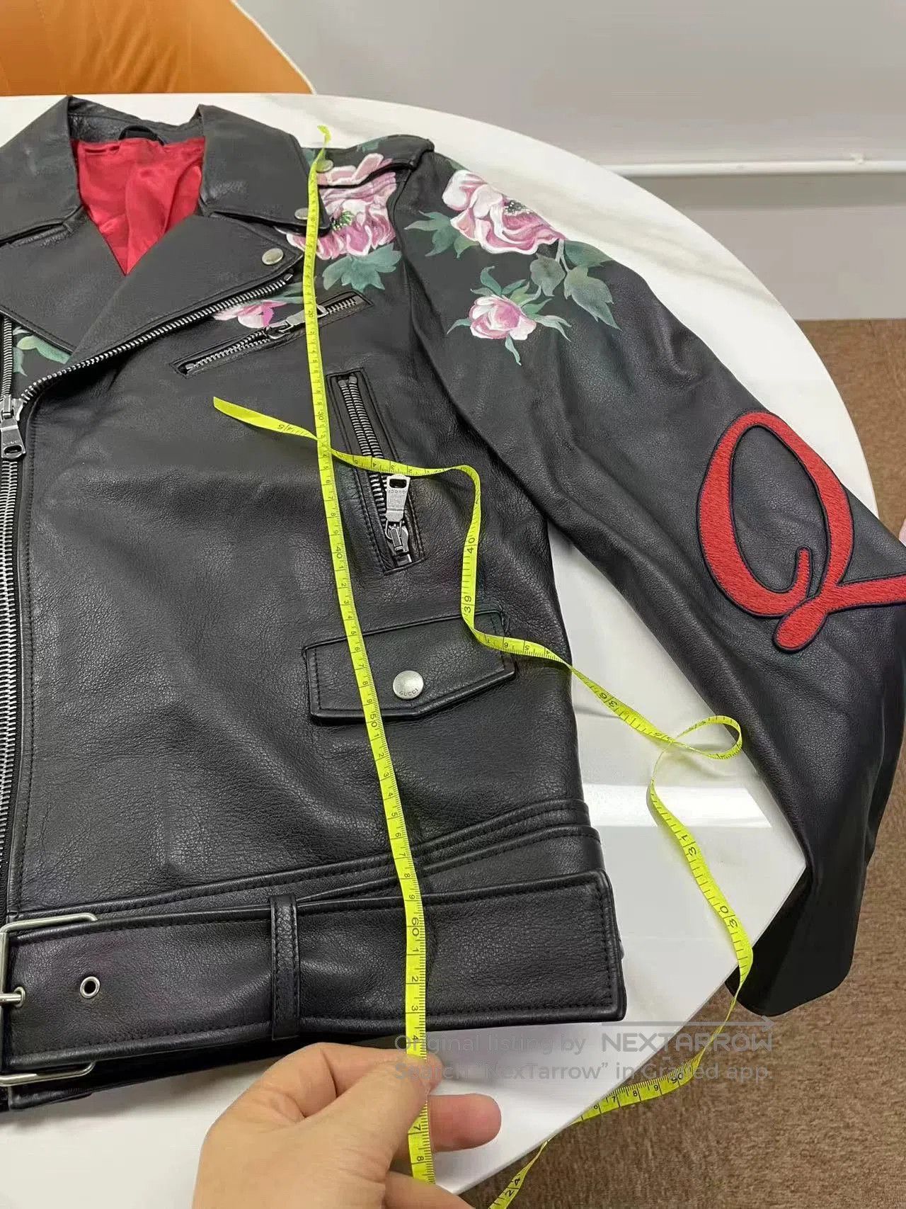 Gucci Gucci Graffiti Biker Leather Jacket. Size L / US 10 / IT 46 - 9 Thumbnail