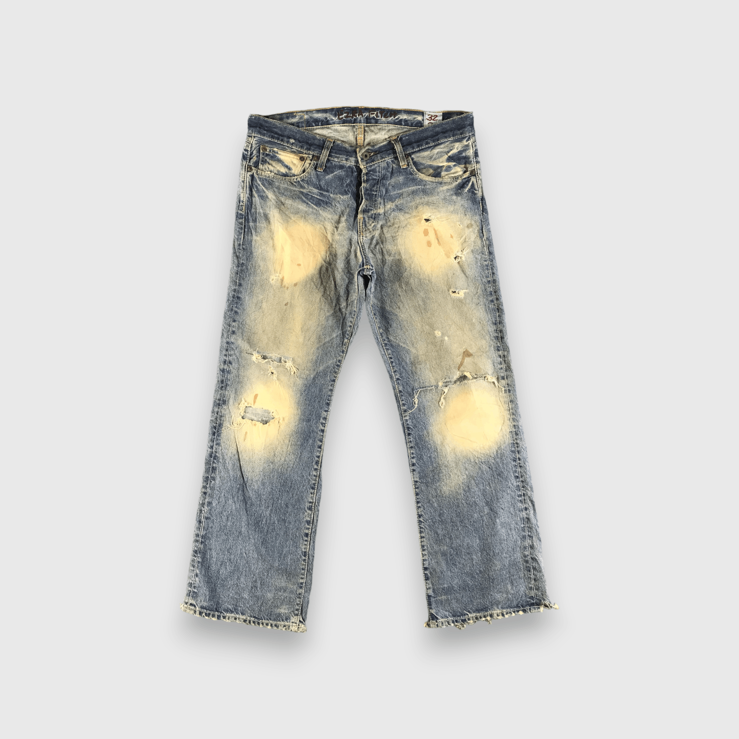 ★EZRA FITCH BLEACH CRASH DENIM JACKET★ ☆EZRA FITCH BLEACH CRASH DENIM JACKET☆ Ezra Fitch | Grailed