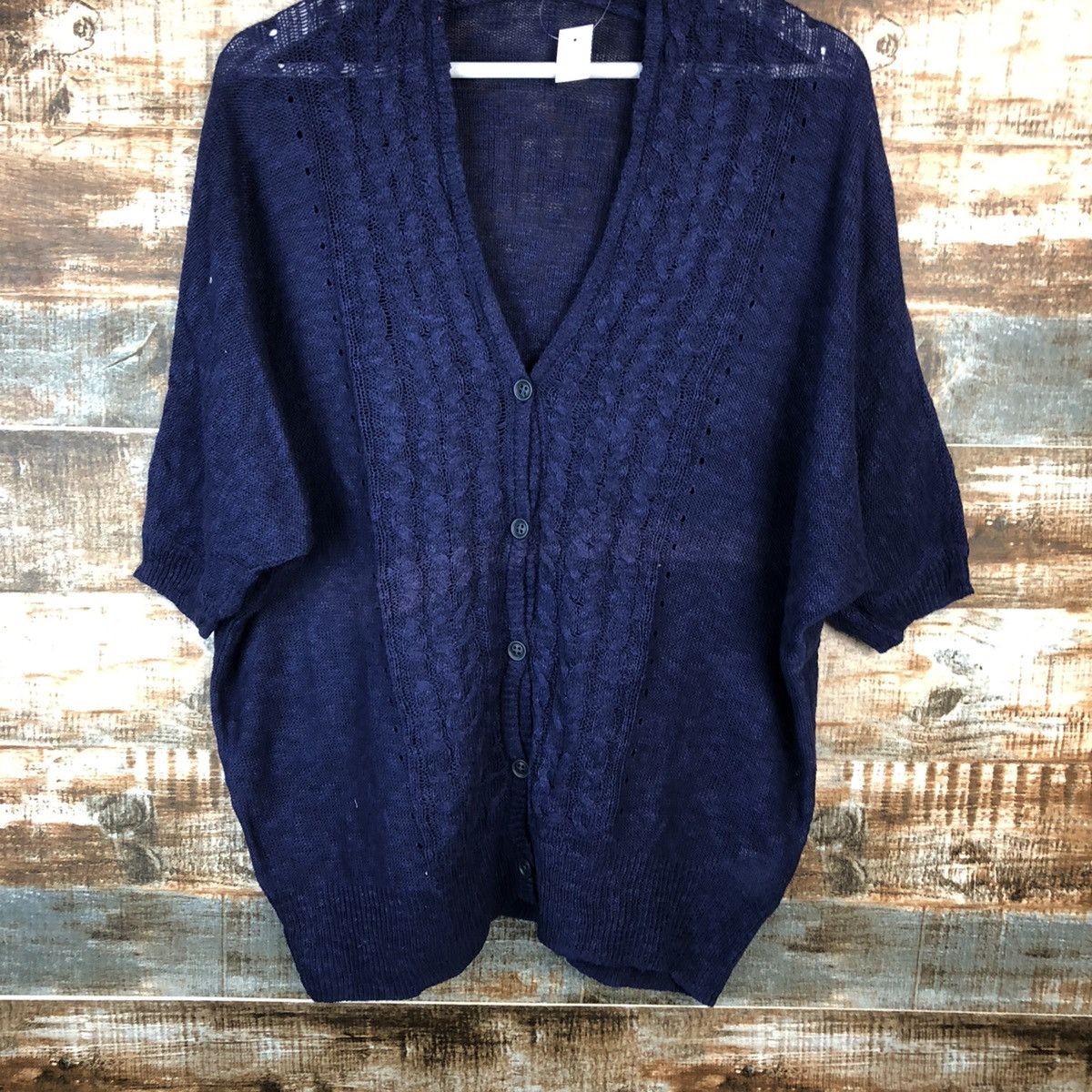 Homespun Knitwear × Japanese Brand Coen Blue Knitwear #A1621 Size XL / US 12-14 / IT 48-50 - 3 Thumbnail