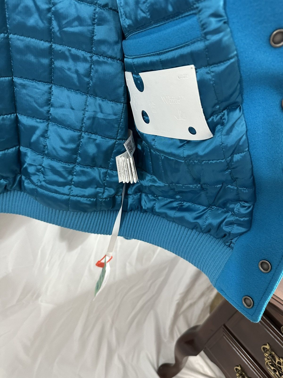 Off-White Off White Varsity Jacket Size US L / EU 52-54 / 3 - 13 Thumbnail