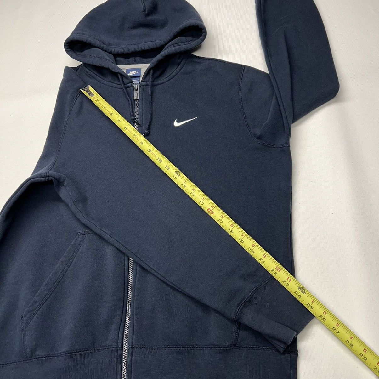 Nike Nike Hoodie Sweatshirt Blue Full Zip Athletic Logo Navy Y2K Size US L / EU 52-54 / 3 - 16 Thumbnail