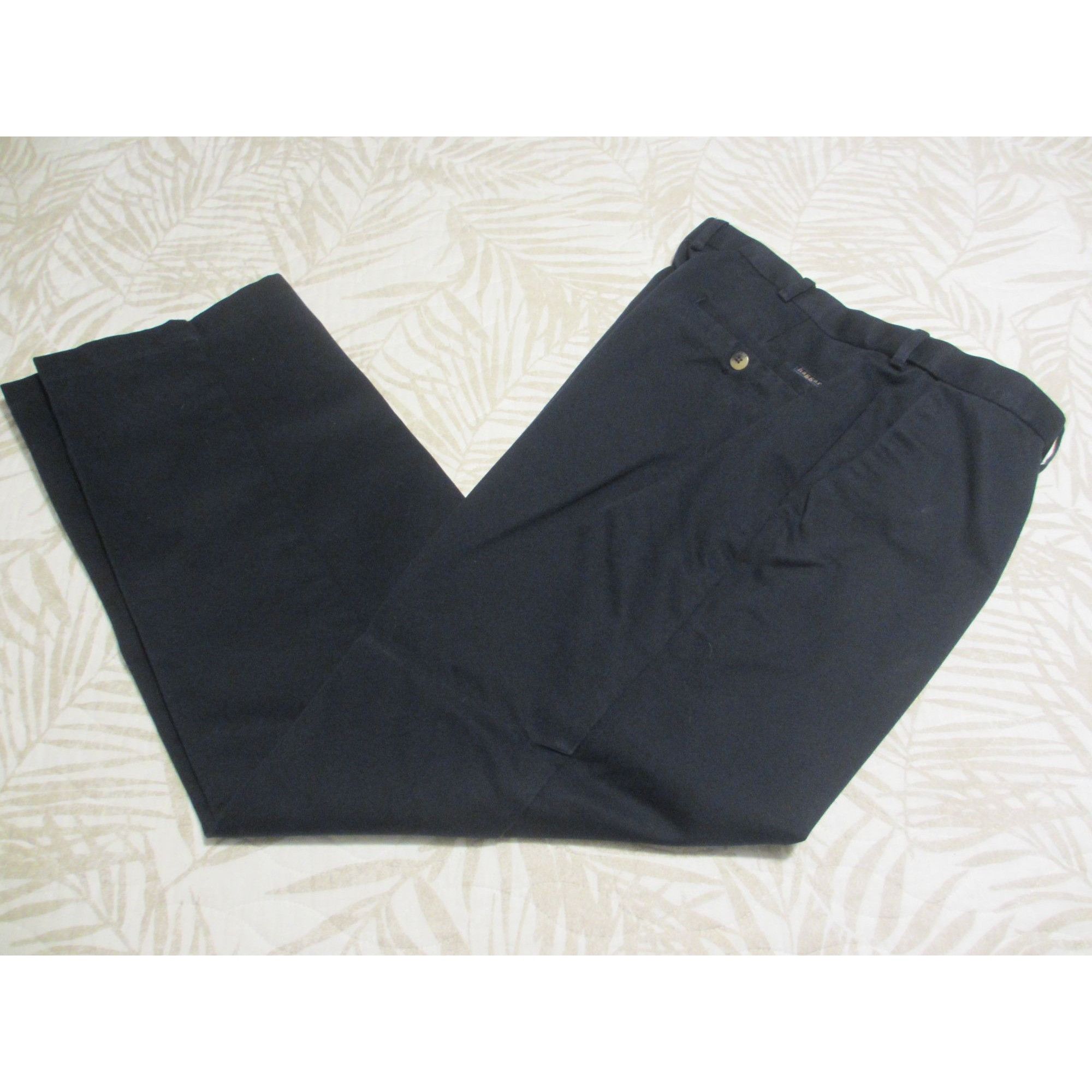 Dockers Dockers Mens Navy Blue Pleated Work Pants - Classic Fit with Size US 36 / EU 52 - 2 Thumbnail