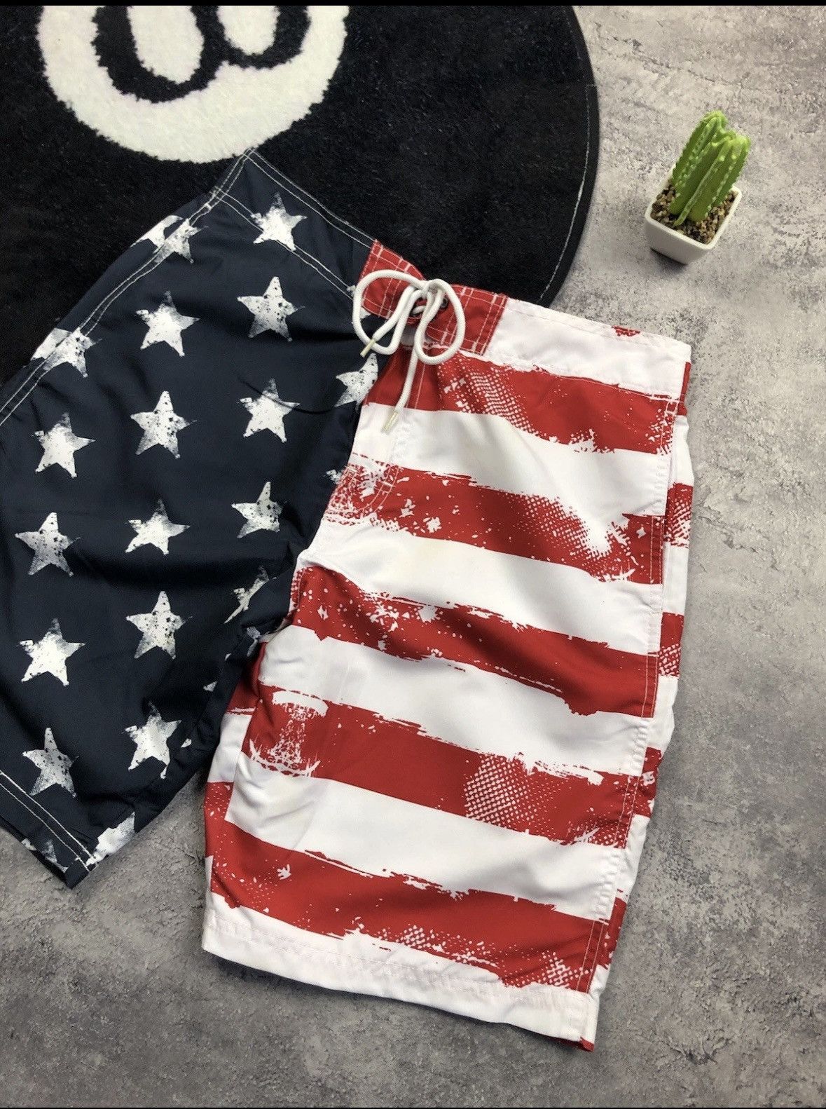 Other AMERICAN FLAG Hype Streetwear Casual Y2k Hype Shorts Rare Size US 26 / EU 42 - 2 Thumbnail