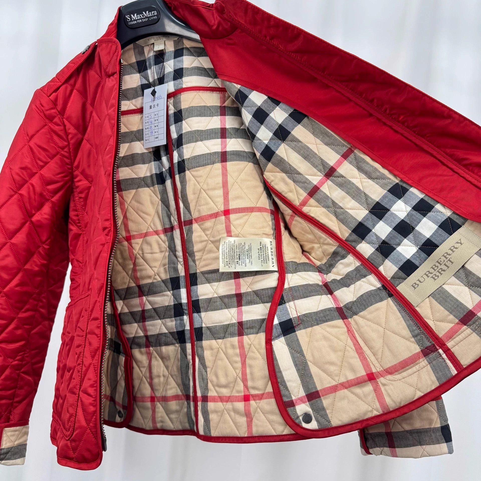 Burberry Burberry diamond quilted check lining puffer jacket S Size S / US 4 / IT 40 - 4 Thumbnail