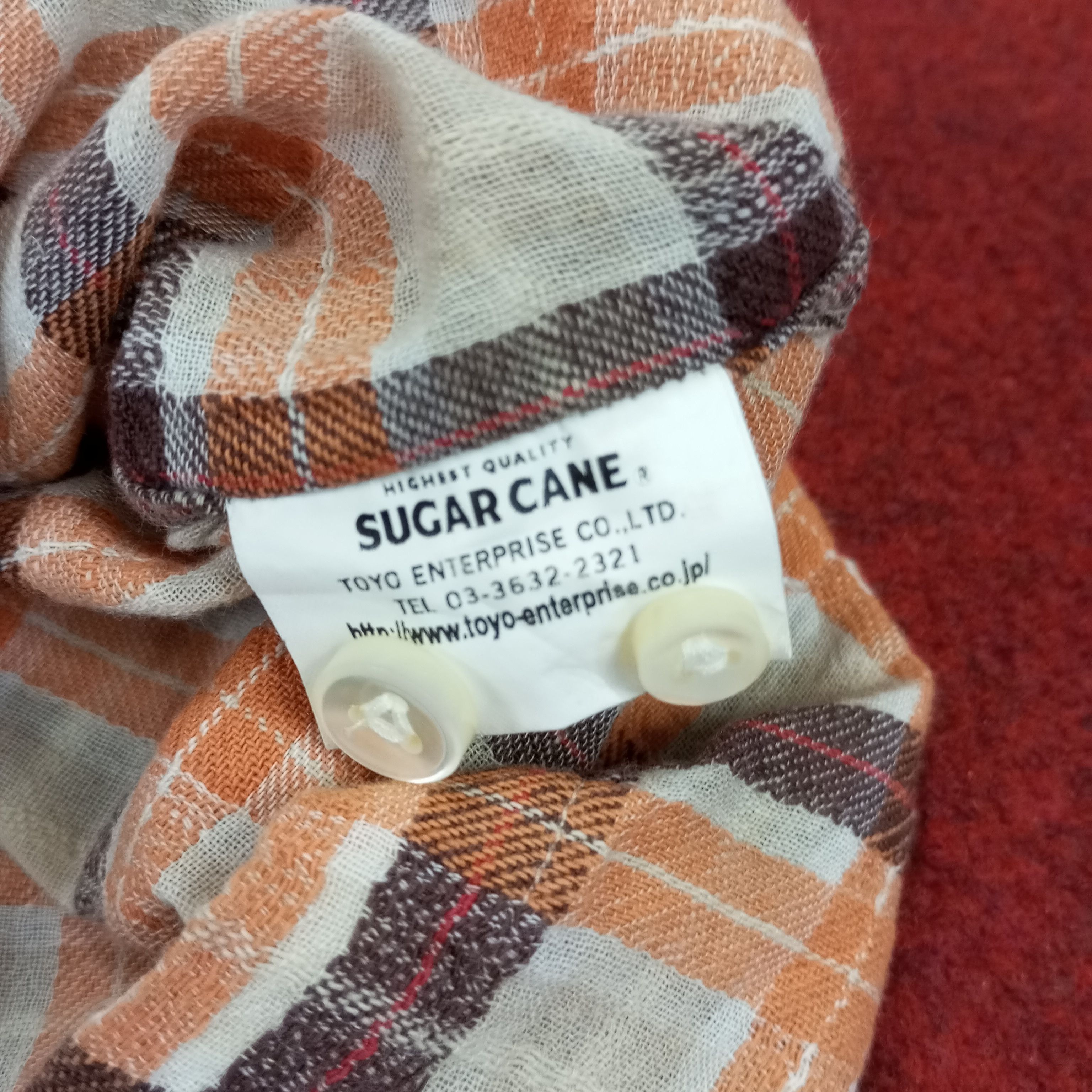 Japanese Brand × Sugar Cane × Vintage Sugar Cane Streetwear Casual Style Shirt Size US S / EU 44-46 / 1 - 8 Thumbnail