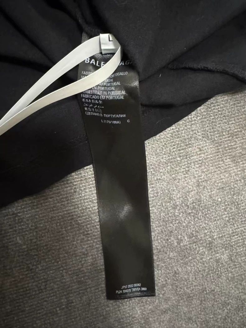 Balenciaga Balenciaga SportyB black tight-fitting short sleeves Size US L / EU 52-54 / 3 - 5 Thumbnail