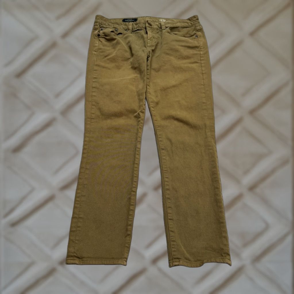 J.Crew VINTAGE J.CREW Toothpick Ankle Jeans Womens 29 Brown Mid Rise Cotton Blend Stretch Regular 5-Pocket Denim City Outdoor Womens Brown Jeans Size 29" - 1 Thumbnail