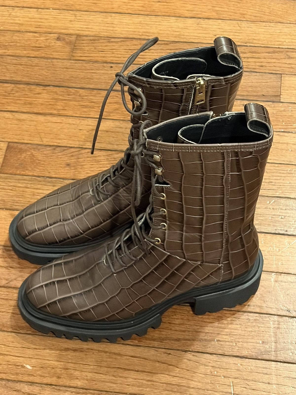 Allsaints AllSaints Maren Croco Leather Size US 10 / IT 40 - 3 Thumbnail
