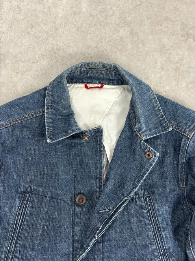 Prada 2000s Prada Blue Rock Denim Jacket Size US M / EU 48-50 / 2 - 7 Thumbnail