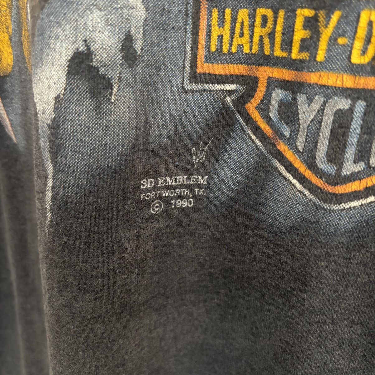 Harley Davidson Vintage Harley Davidson 1990 3D Emblem T shirt Size US L / EU 52-54 / 3 - 5 Thumbnail