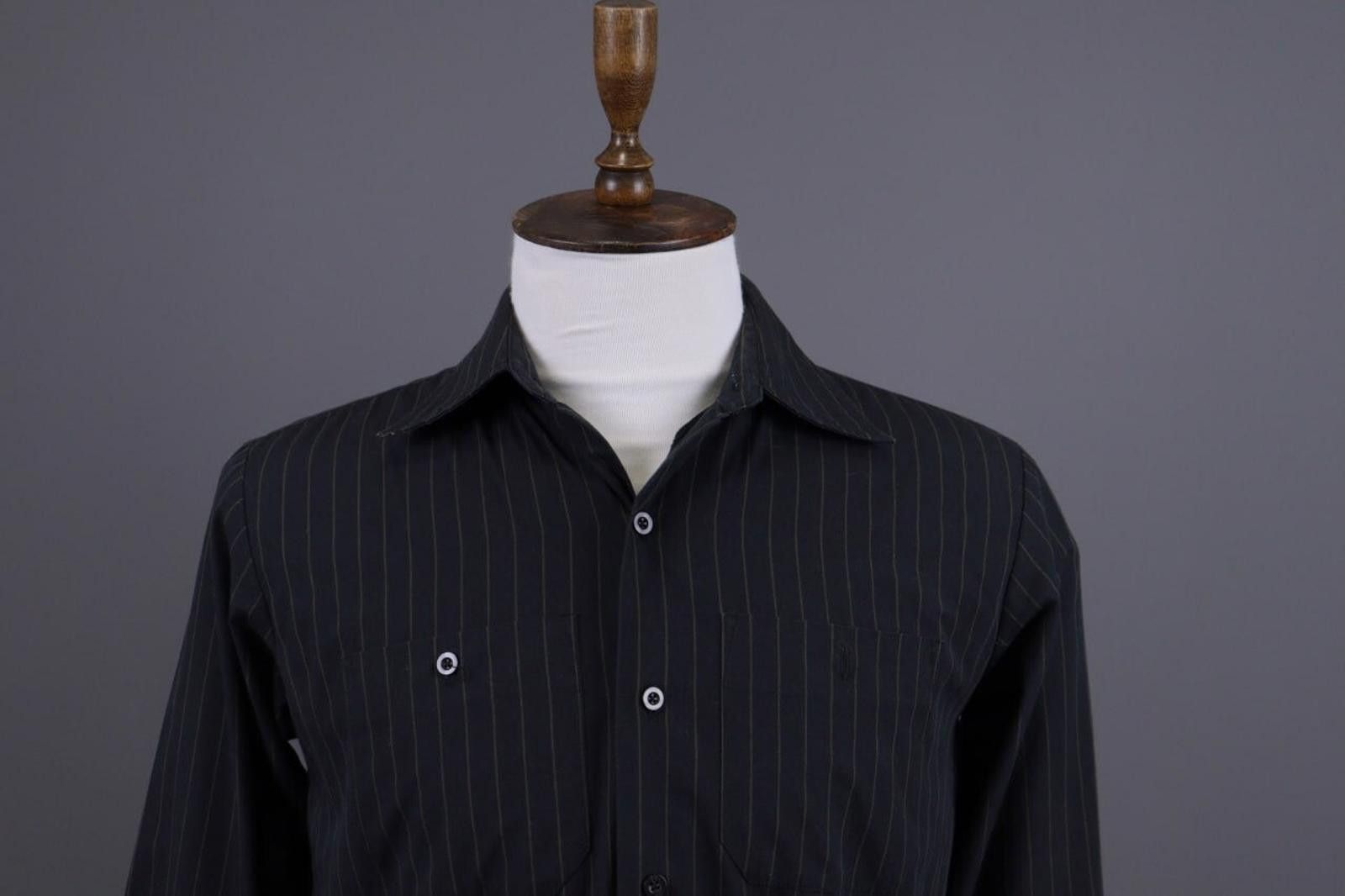 Carhartt Carhartt Black Striped Long Sleeve Overshirt Size M Size US M / EU 48-50 / 2 - 2 Thumbnail
