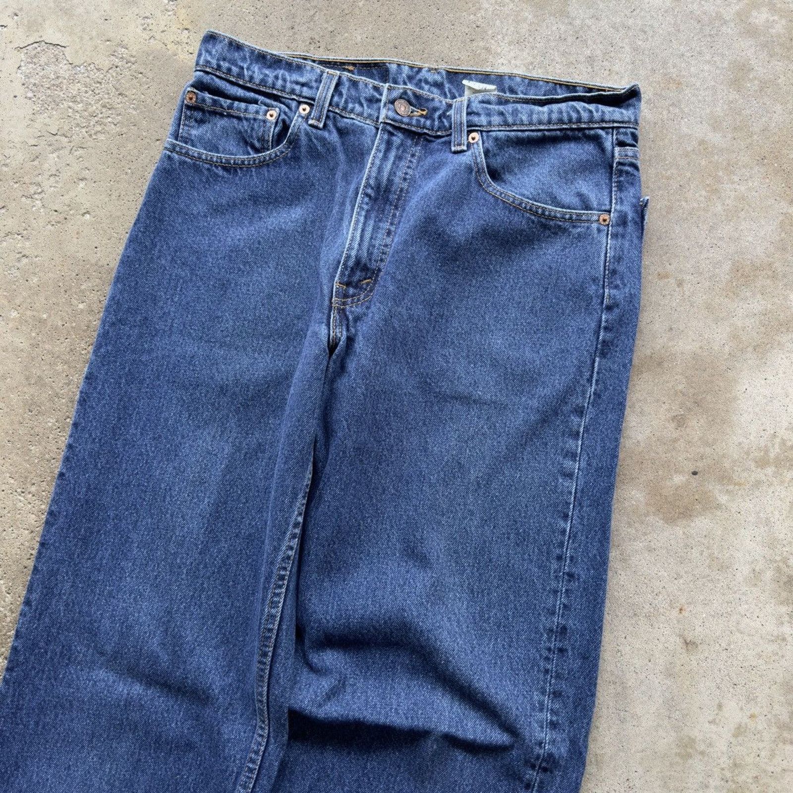 Vintage Vintage 90s Levi's 550 Made in USA Jeans Dark Wash Size US 33 - 10 Thumbnail
