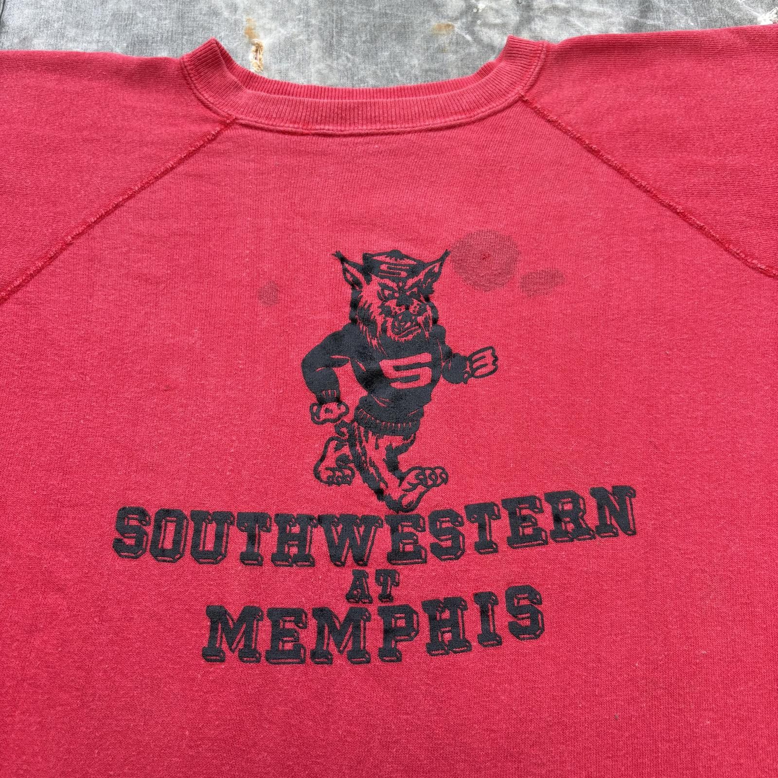 Vintage Vintage 60s Southwestern At Memphis Double Sided Sweatshirt Size US M / EU 48-50 / 2 - 5 Thumbnail