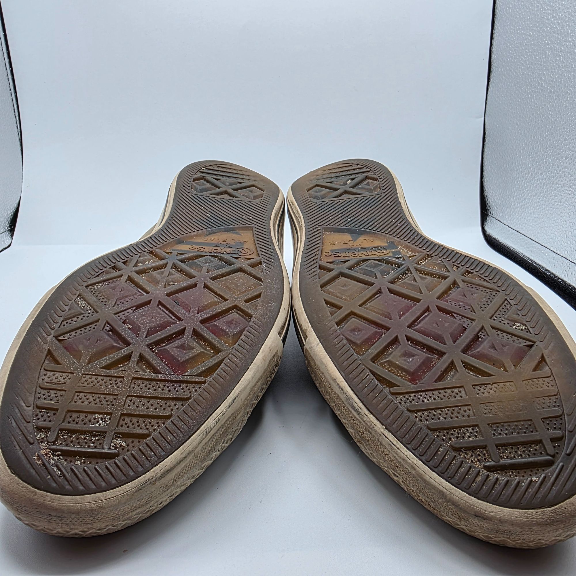 Converse × John Varvatos Converse x John Varvatos Mens Size 11 Gray Laceless Slip On Size US 11 / EU 44 - 11 Thumbnail
