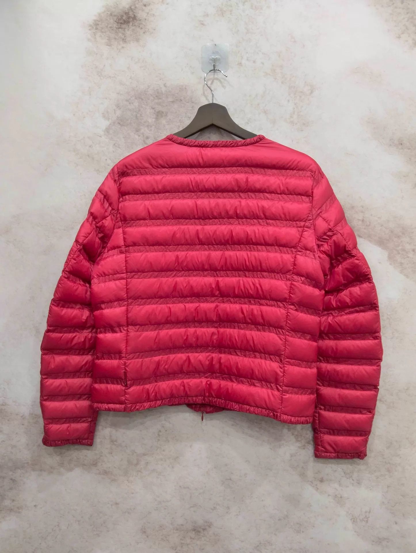 Moncler Moncler Red Multi-Pocket Lightweight Puffer Jacket Size 3 Size L / US 10 / IT 46 - 2 Thumbnail