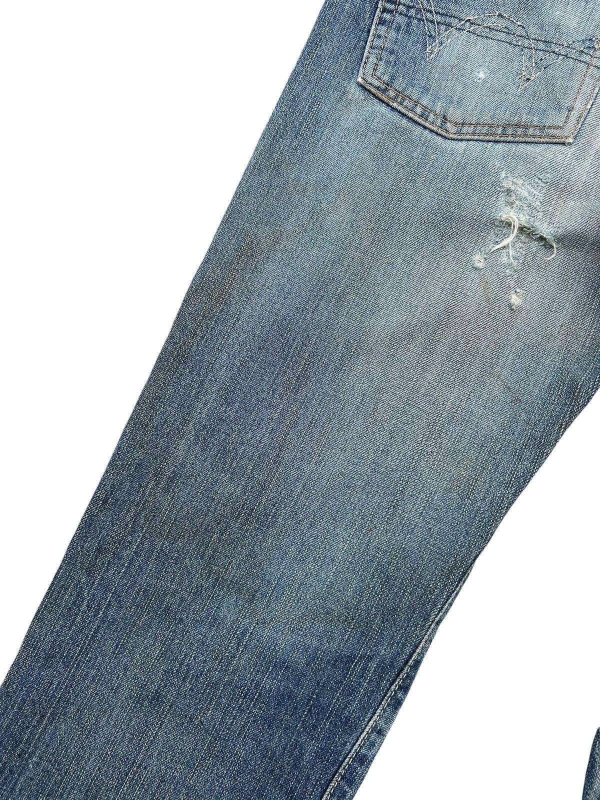 Kapital Thrashed Vintage Edwin 505BXX Selvedge Dirty Denim Jeans Size US 34 / EU 50 - 14 Thumbnail
