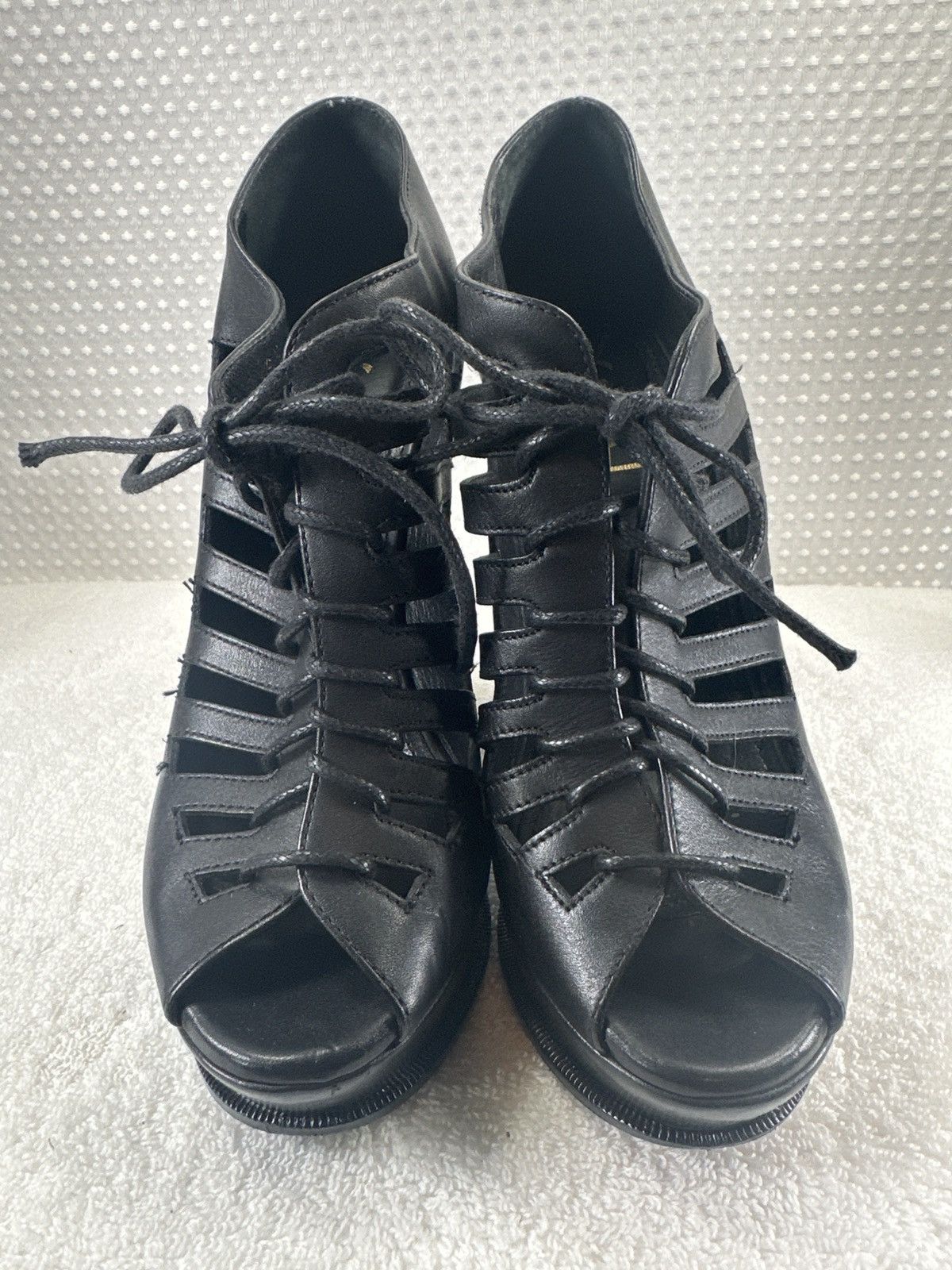 Yves Saint Laurent Yves Saint Laurent Hortense Wedge Heels Size US 8 / IT 38 - 4 Thumbnail