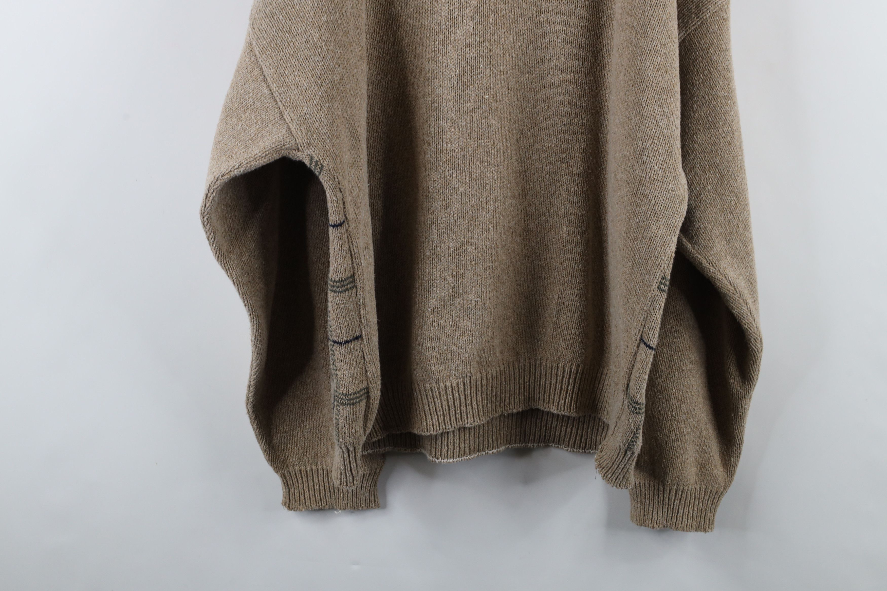 Vintage Vintage 90s Streetwear Striped Knit Crewneck Sweater USA Size US XL / EU 56 / 4 - 11 Thumbnail