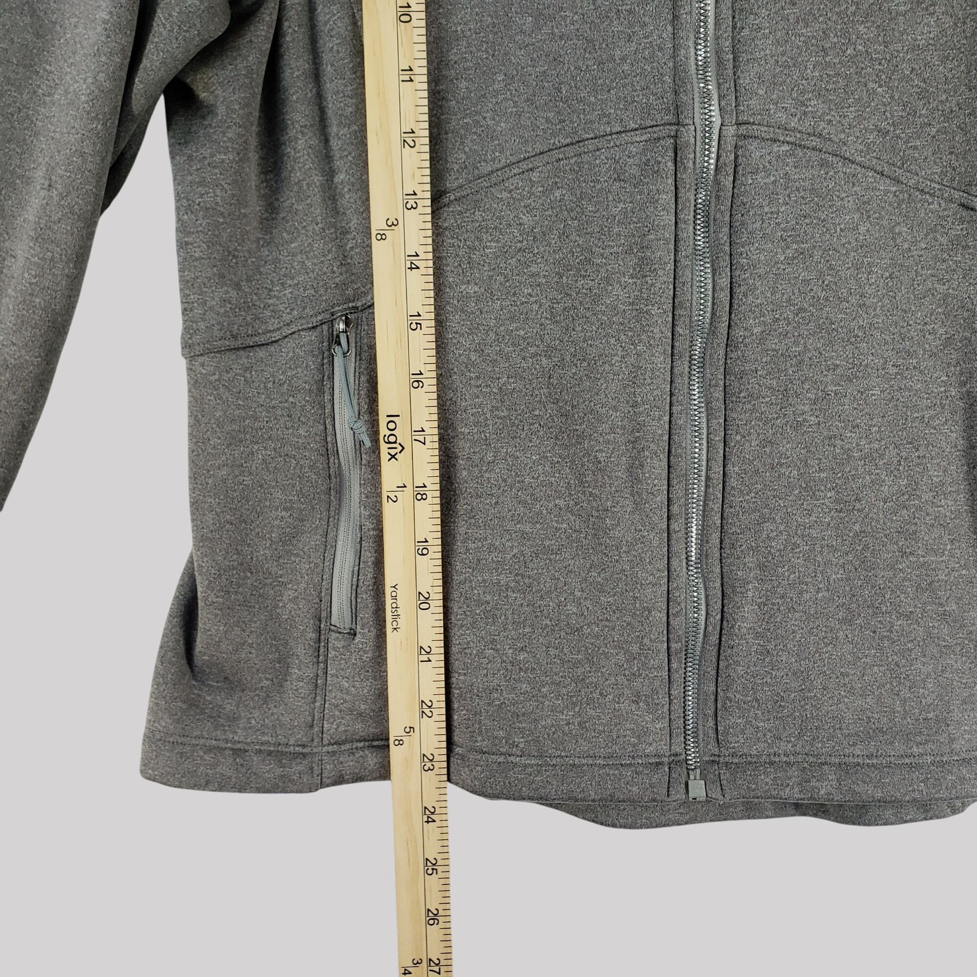 The North Face The North Face Womens Gray Full-Zip Mock Neck Jacket Size L Size L / US 10 / IT 46 - 8 Thumbnail