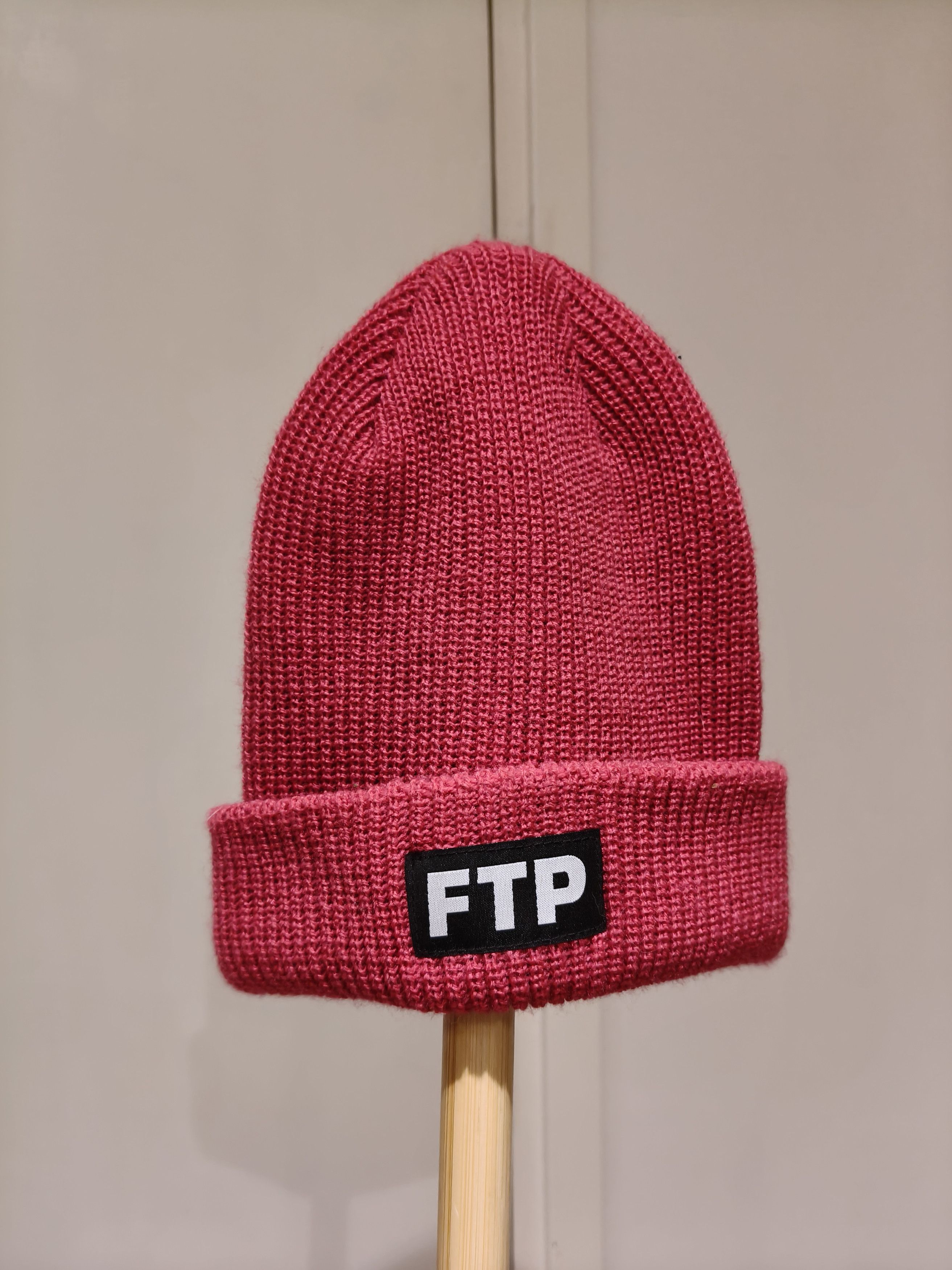Fuck The Population FTP Logo Beanie (Pink) Size ONE SIZE - 1 Thumbnail