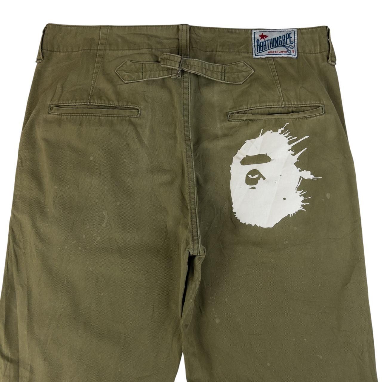 Bape Vintage Bape Splatter Print Chino Trousers Size M Size US 34 / EU 50 - 1 Thumbnail