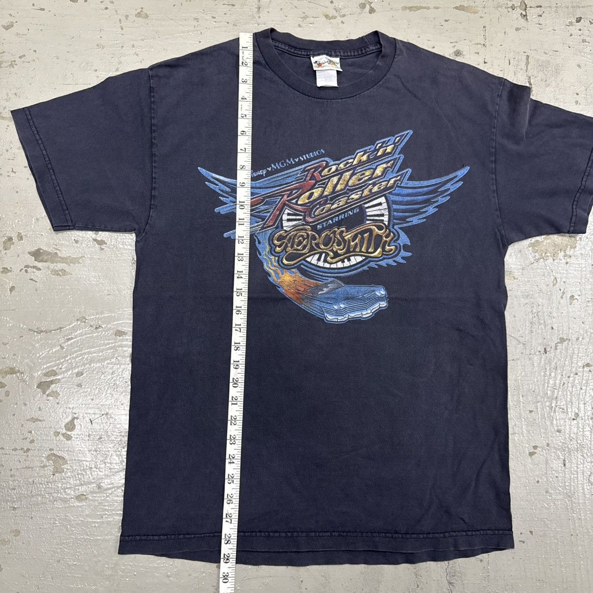Aerosmith 1999 Aerosmith MGM Disney Rock’n’rollercoaster tee thrash Size US L / EU 52-54 / 3 - 7 Thumbnail
