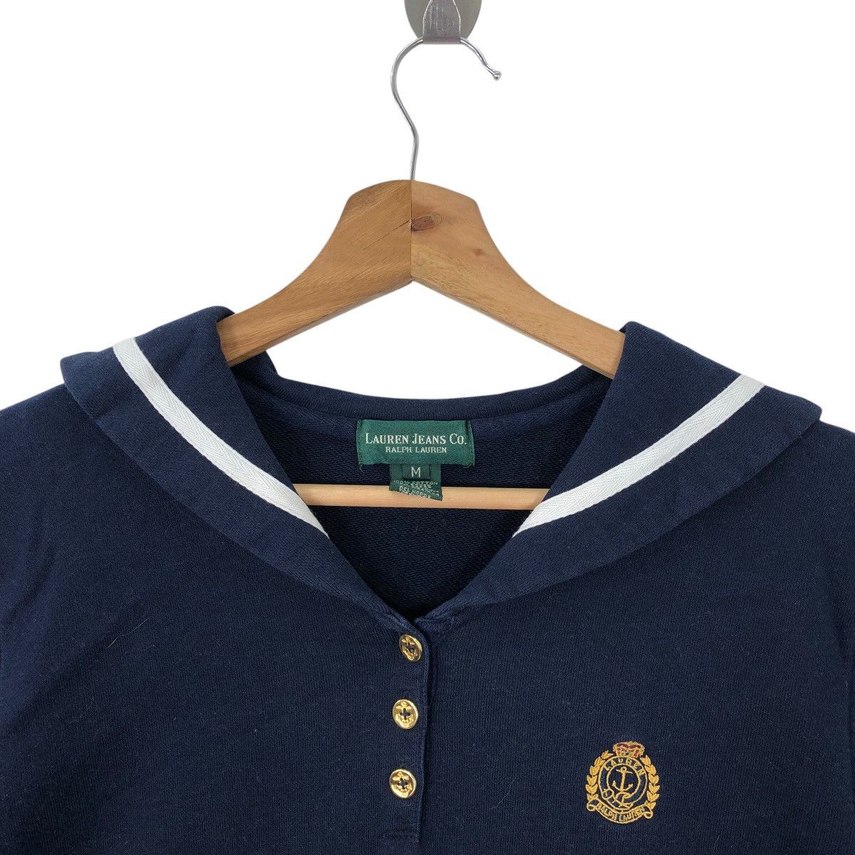 Ralph Lauren RALPH LAUREN Jeans Sailor Style Sweatshirt Size US M / EU 48-50 / 2 - 3 Thumbnail