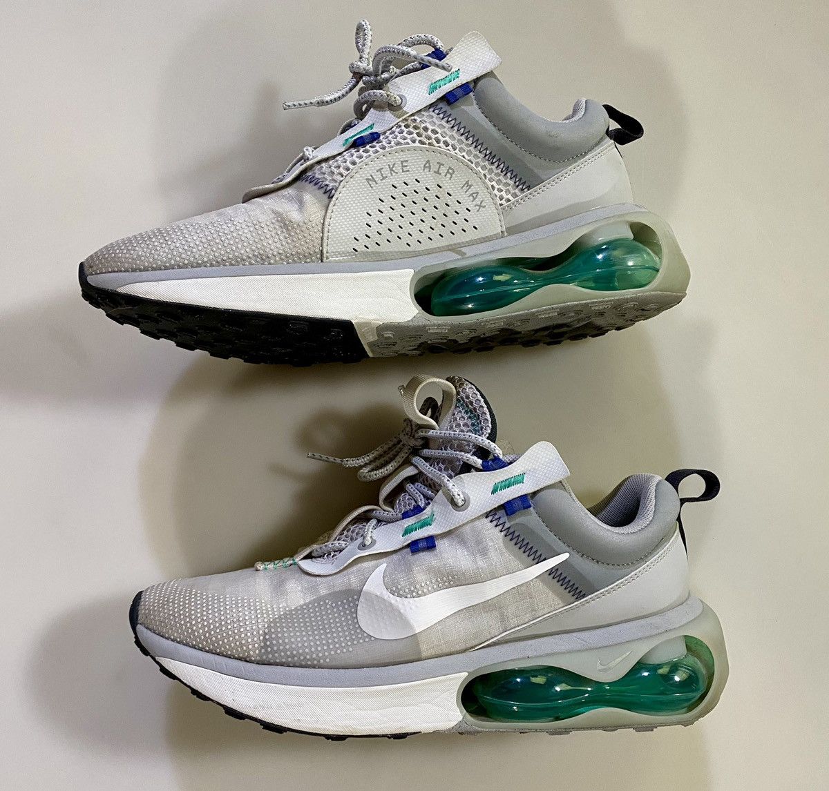 Nike VGC Nike Air Max 2021 Photon Dust Clear Emerald 10.5 Size US 10.5 / EU 43-44 - 4 Thumbnail