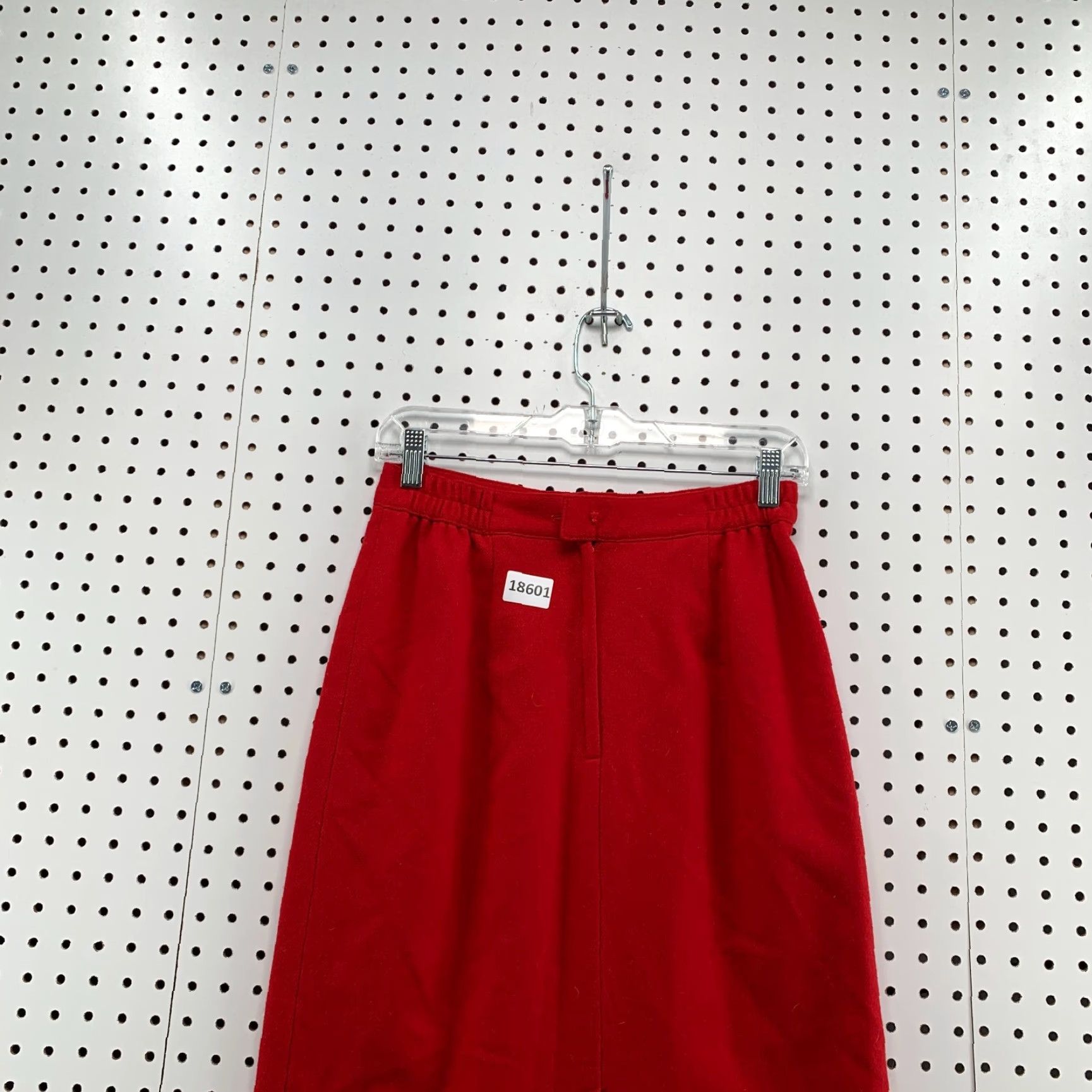 Vintage VINTAGE Sag Harbor Skirt 100% Wool Red Womens Size 8 Knee Length Pencil 26X27" Mens? Size 30" / US 8 / IT 44 - 6 Thumbnail