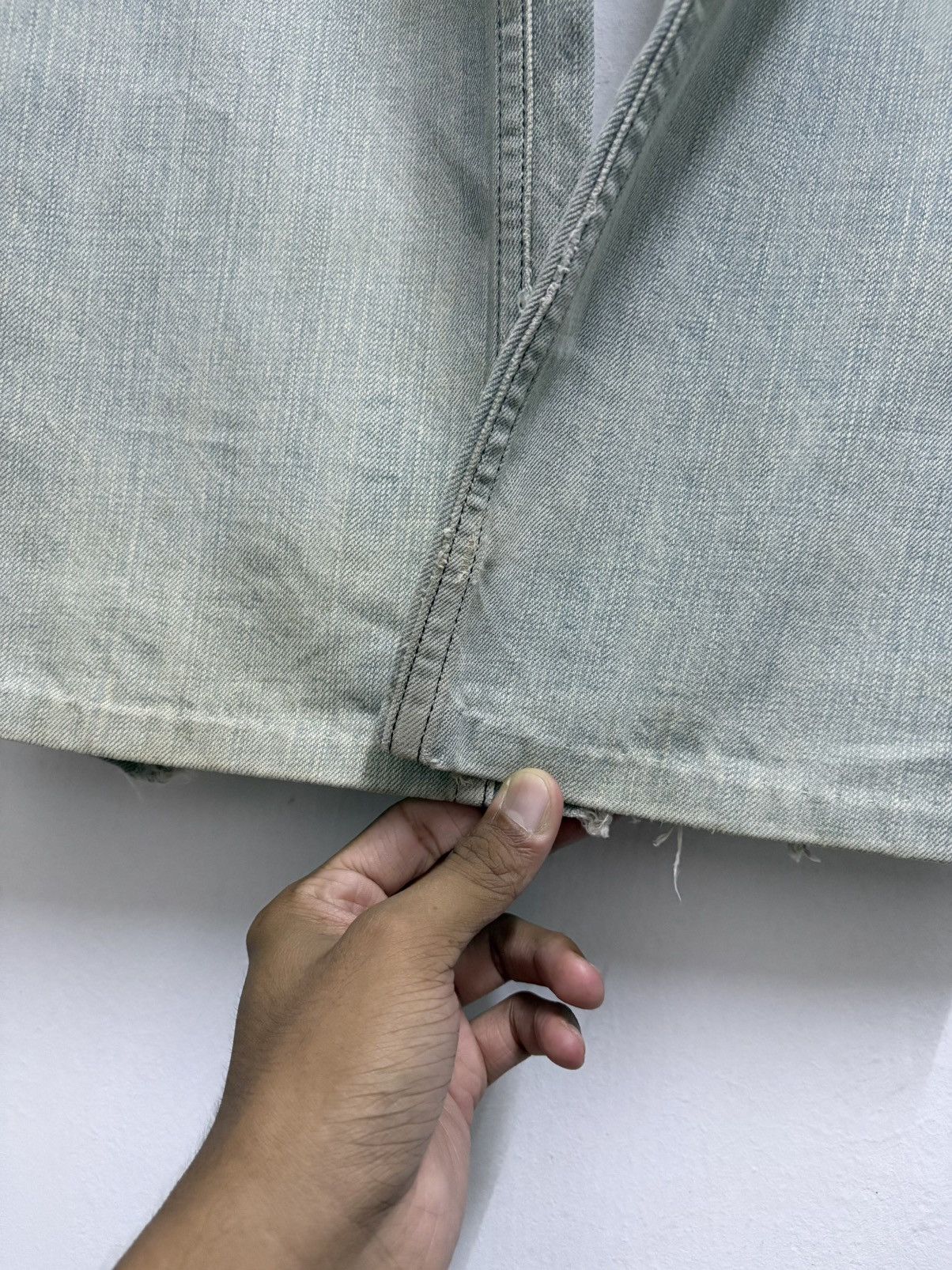 Number (N)ine 2000’s Number (N)ine Multi Pocket Distress Denim Jeans Size US 30 / EU 46 - 11 Thumbnail
