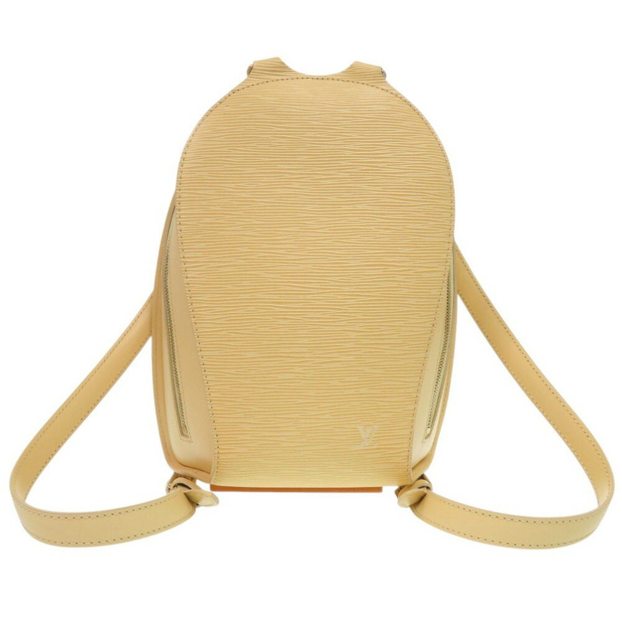 Louis Vuitton Epi Mabillon M5223A Backpack Daypack Leather Vanilla