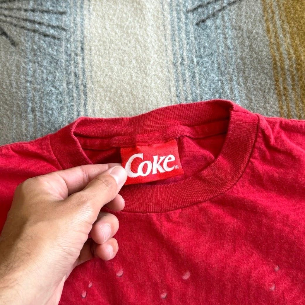 Doublet VINTAGE Coca Cola AOP T-Shirt Mens Small Red 90s 1994 Double Sided Made In USA Short Sleeve Graphic Print Size US S / EU 44-46 / 1 - 3 Thumbnail