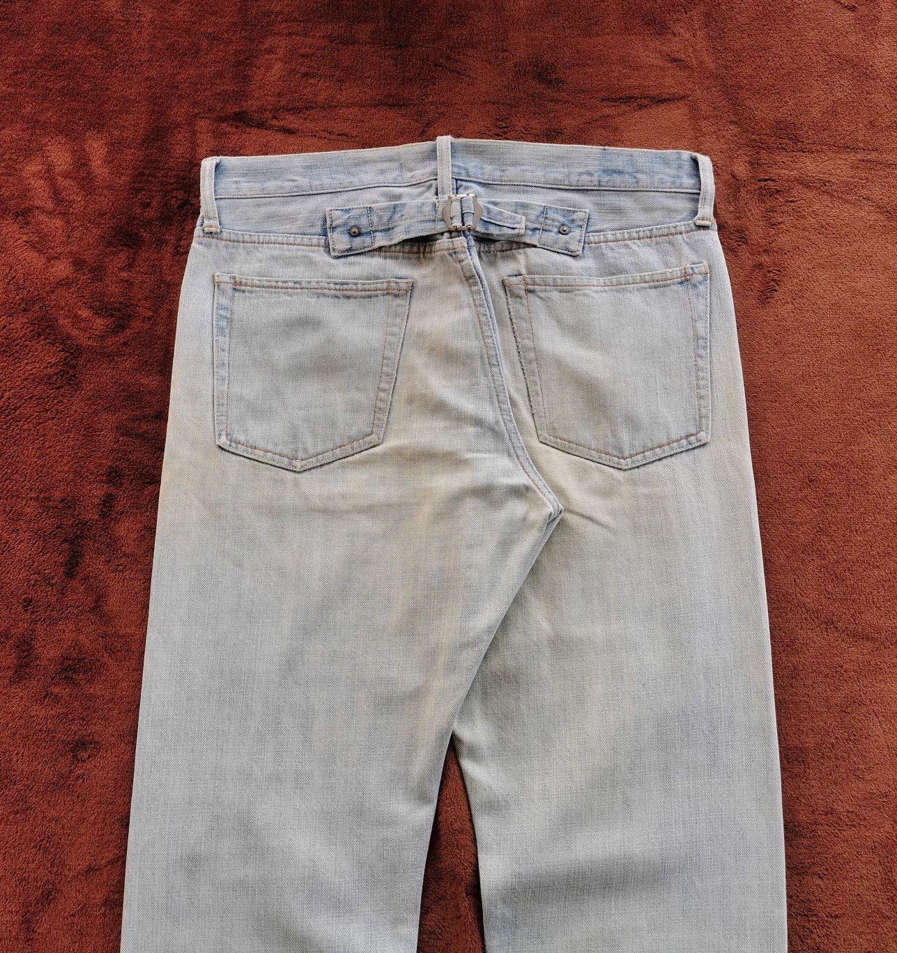 Japanese Brand Global Work Selvedge 3Quarter Short Denim Jeans Size US 34 / EU 50 - 8 Thumbnail