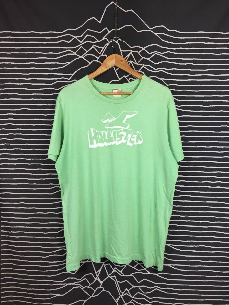 Hollister Vtg Hollister Big Logo Spell Out Tee Single Stitch Size US XL / EU 56 / 4 - 2 Thumbnail