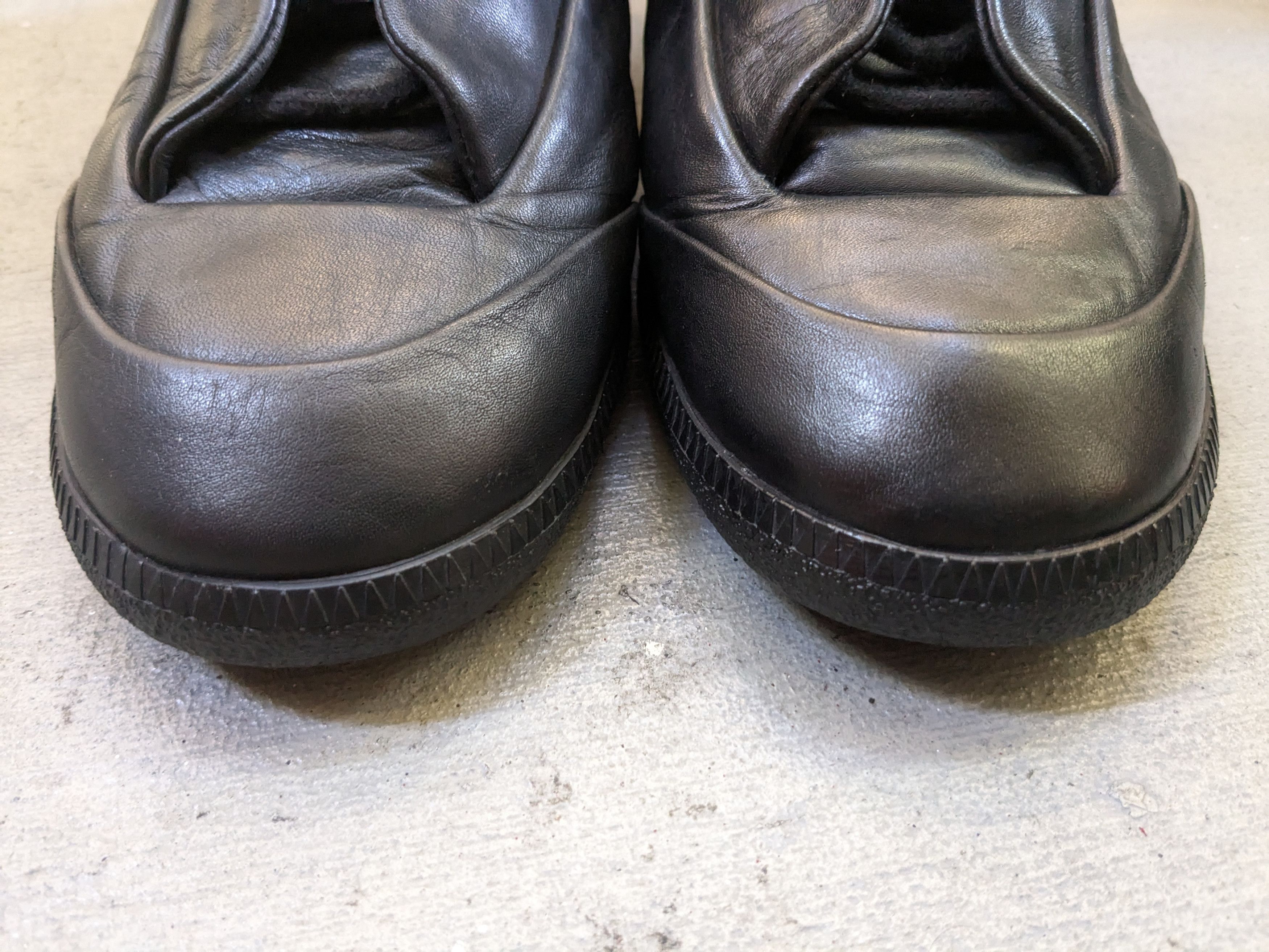 Maison Margiela Maison Margiela Future Black 10 43 Leather High Tops Size US 10 / EU 43 - 5 Thumbnail