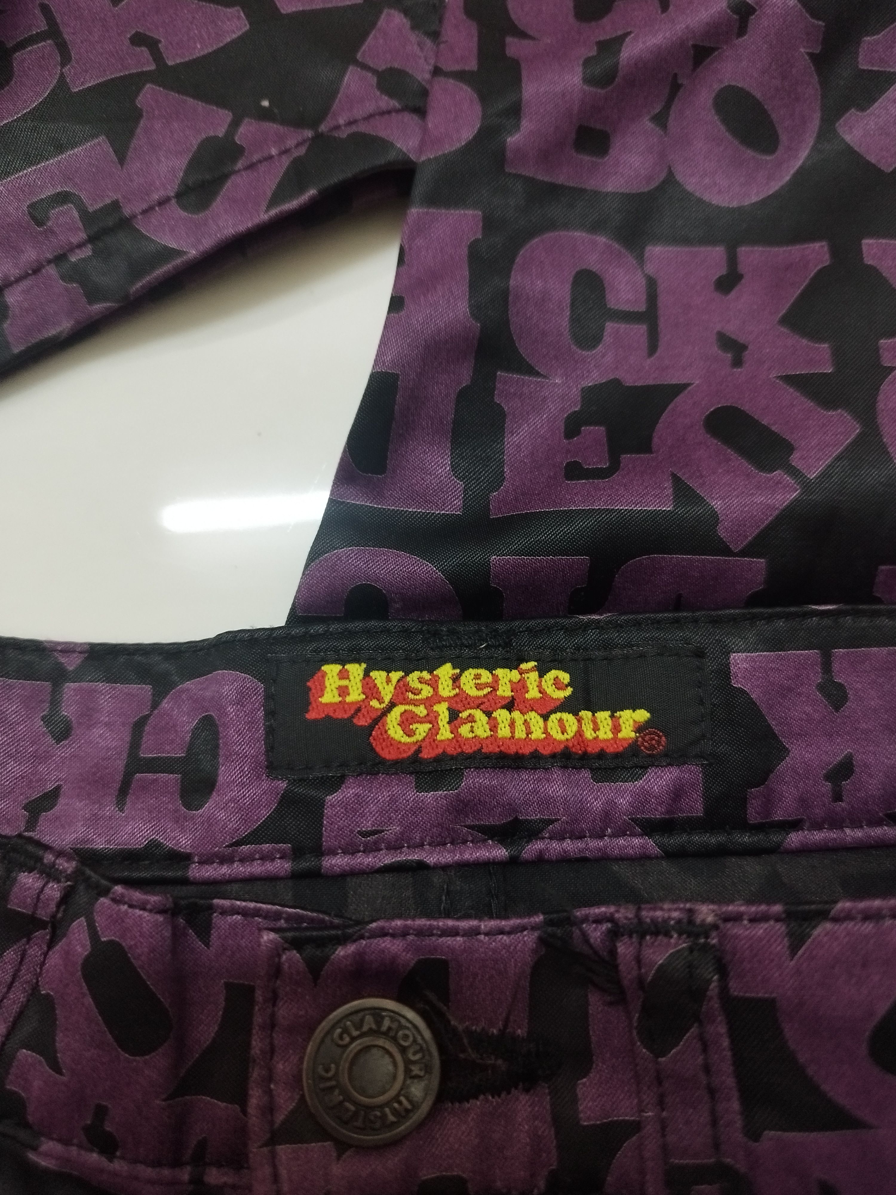 Hysteric Glamour × If Six Was Nine × Japanese Brand 00's Hysteric Glamour "Fuck Rock " Pants Size US 28 / EU 44 - 11 Thumbnail