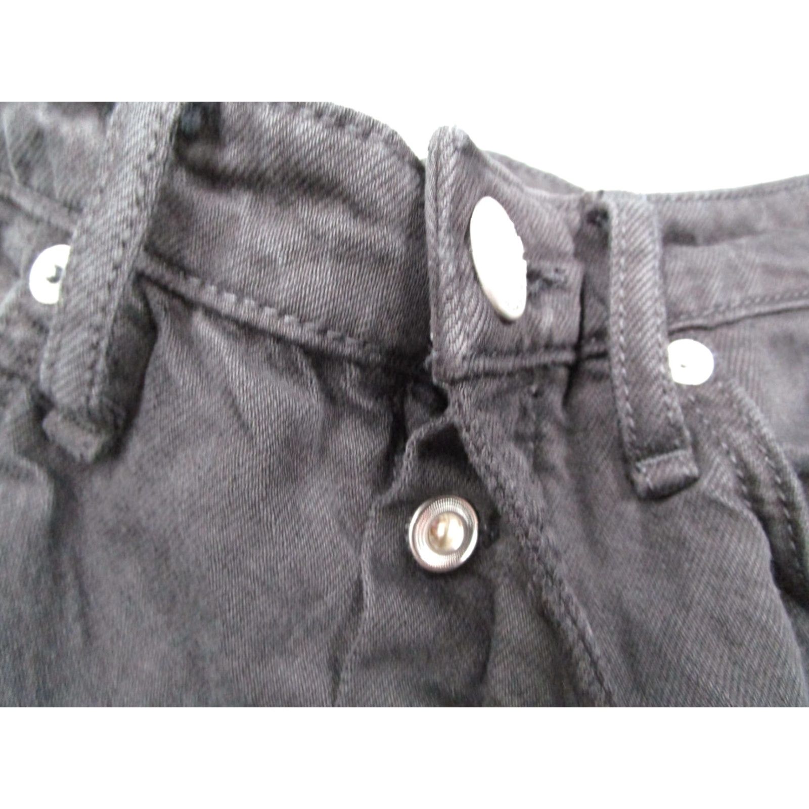 Rag & Bone rag & bone Jeans Women 28 Black MAYA HIGH RISE SLIM Button Fly Denim 28x26 Size 28" / US 6 / IT 42 - 5 Thumbnail