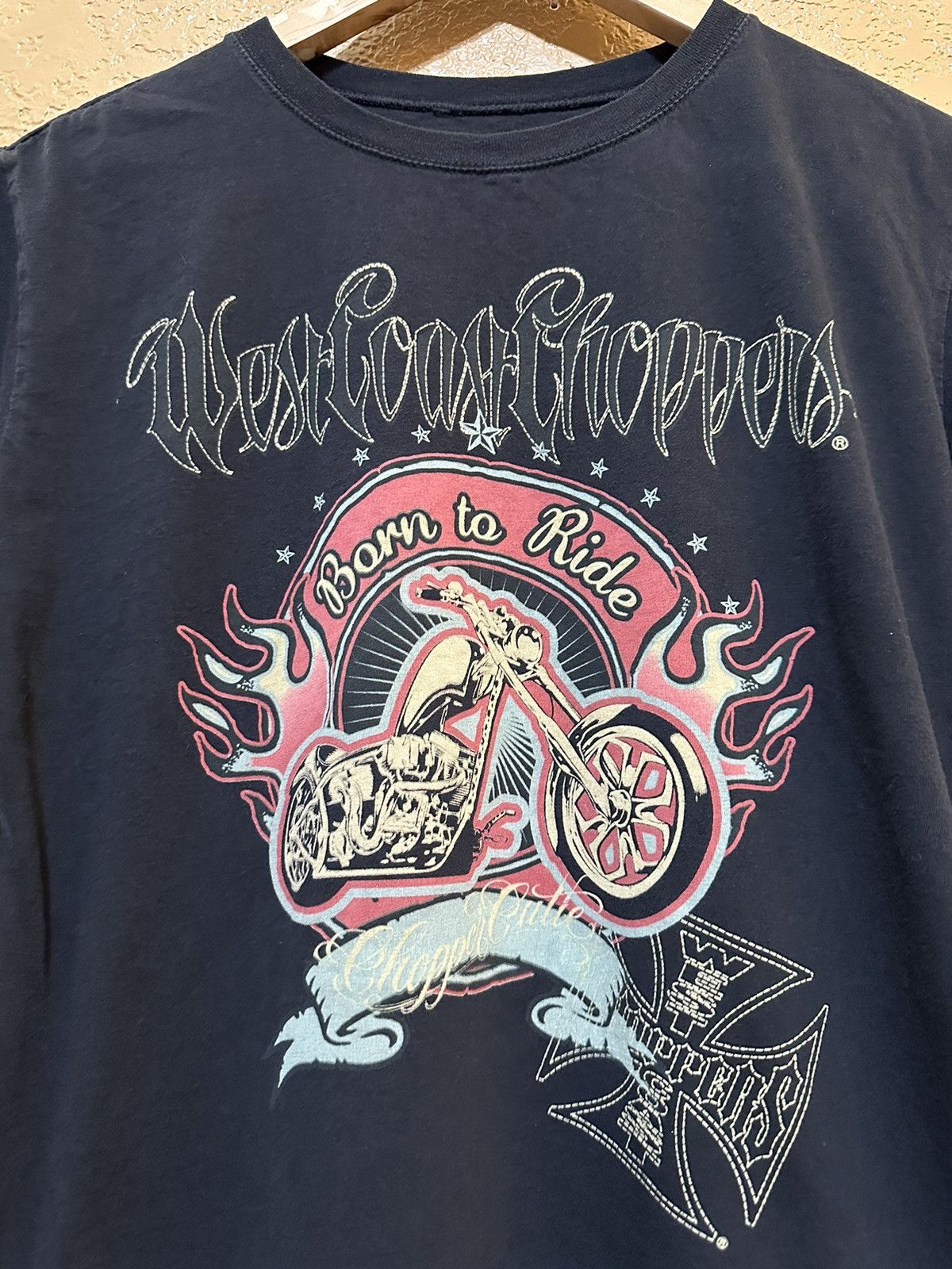 Harley Davidson × Vintage × West Coast Choppers 🖤 Y2K West Coast Choppers T Shirt Women Motorcycle Size S / US 4 / IT 40 - 2 Thumbnail