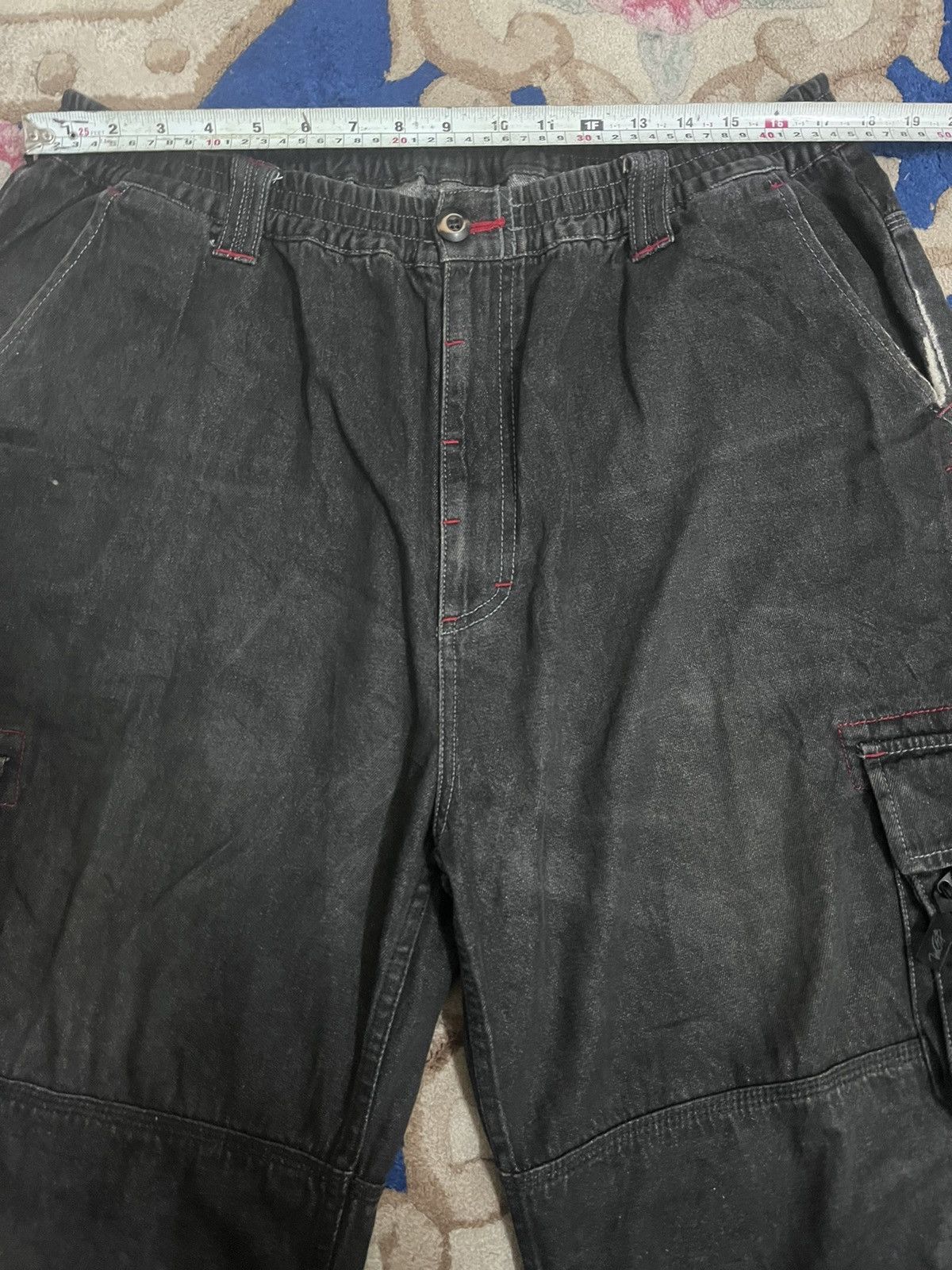 Beauty Beast × Japanese Brand × Vintage VTG Japanese Brand Workwear Baggy Cargo Skater Casual Pants Size US 35 - 12 Thumbnail