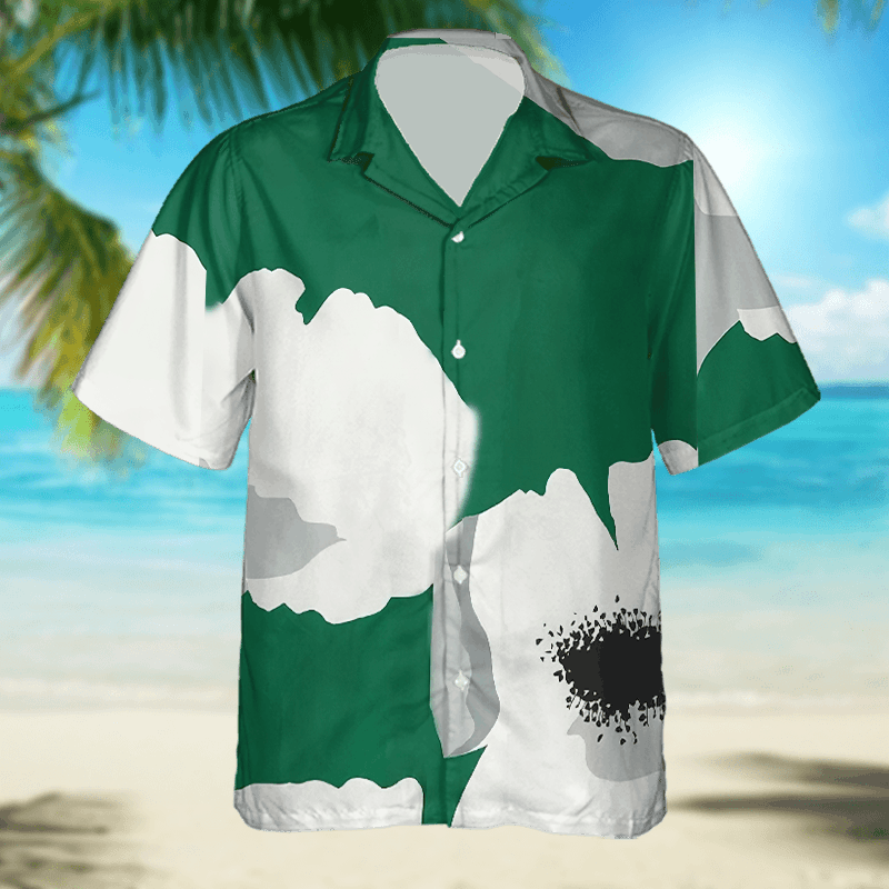 The Unbranded Brand × Vintage Flower Portrait Bowling Shirt – Artistic Floral Print Size US S / EU 44-46 / 1 - 5 Thumbnail