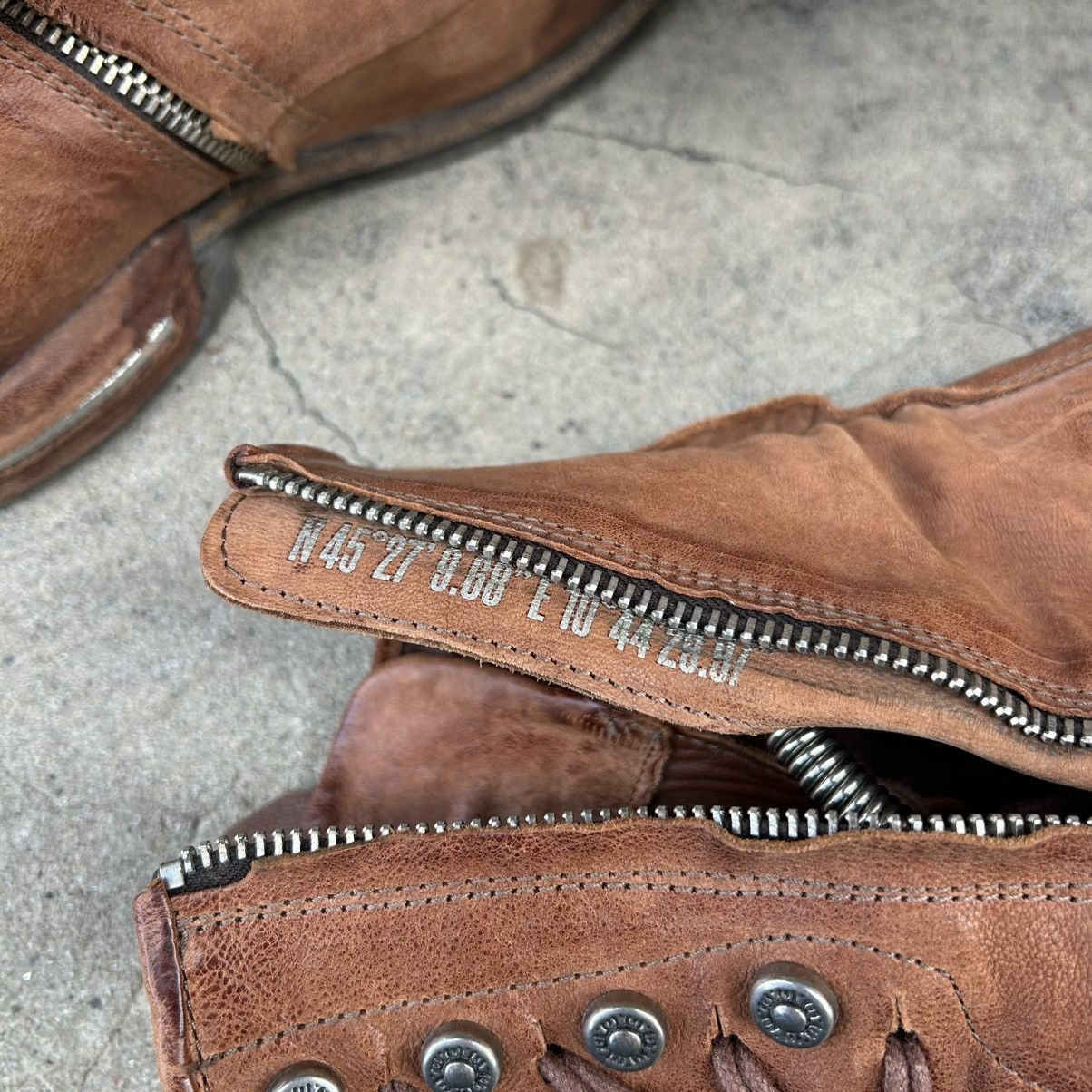 A.S.98 A.S 98 Avantgarde Leather Combat Boots Rick Owens Style 38 Size US 8 / IT 38 - 13 Thumbnail